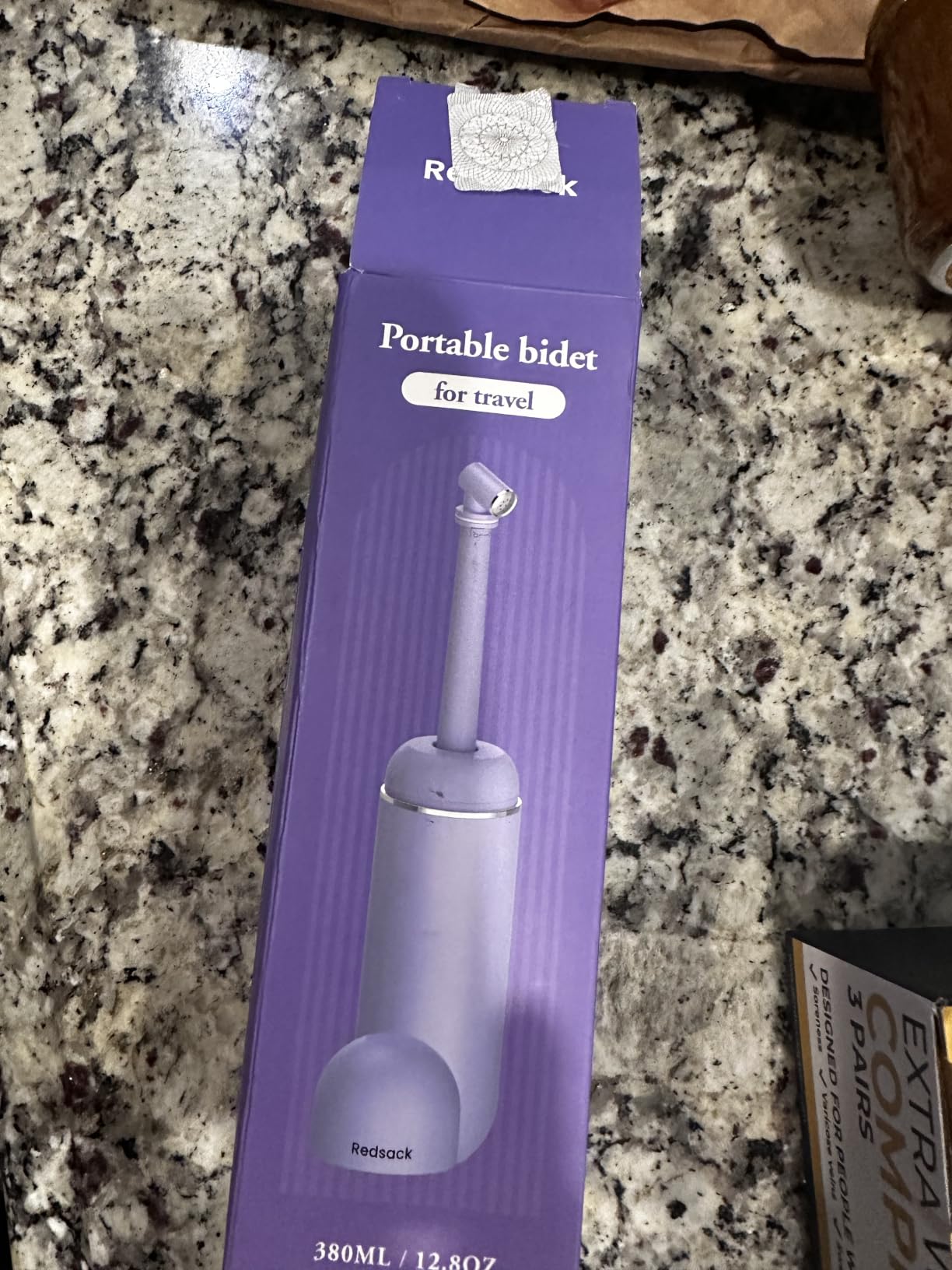 Portable Bidet for Travel & Camping - Manual Squeeze Peri Bottle Handheld | 3 Leak-Proof Seals | BPA-Free | Extendable Sprayer with Nozzle customer photo 1