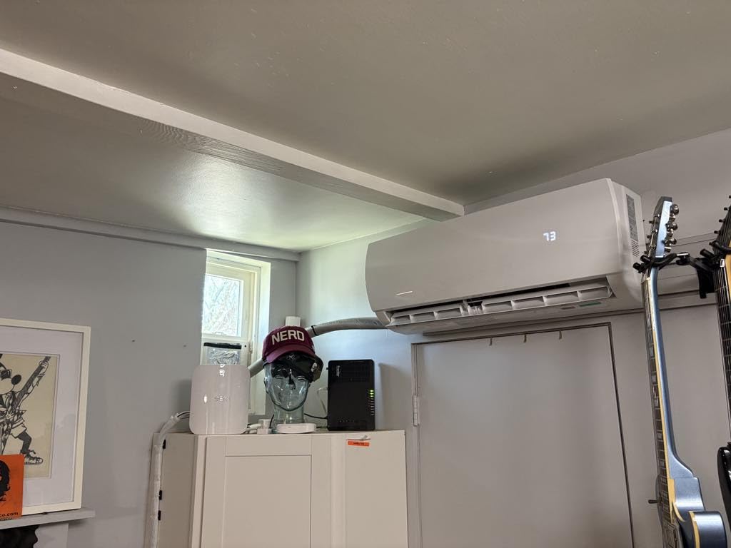 Mountman 12000 BTU Mini Split AC/Heating System, 19 SEER2 110/120V Energy Efficient Ductless Inverter System, Cools Up to 750 Sq.Ft with Pre-Charged Condenser, Heat Pump & Installation Kits customer photo 2