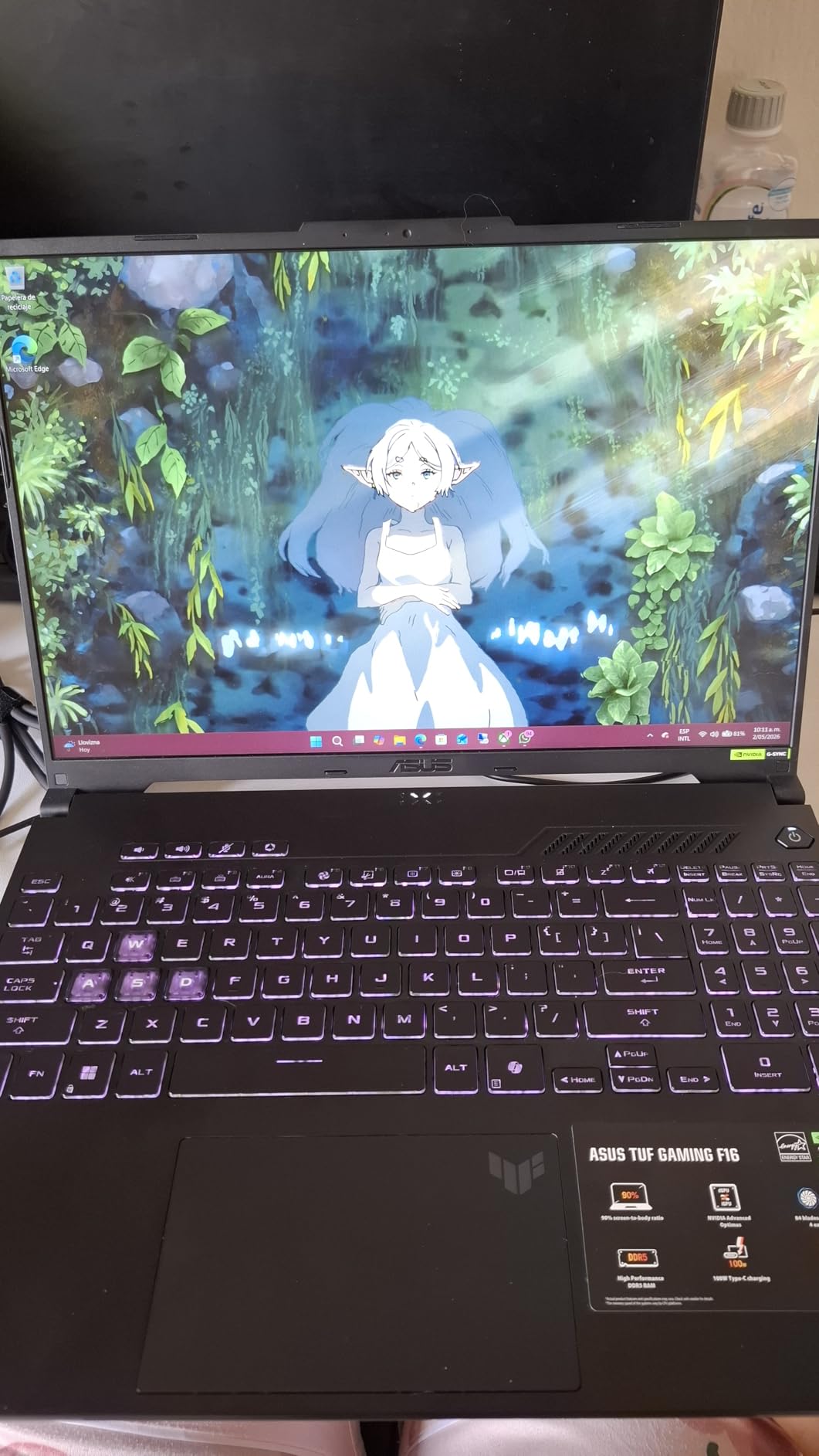 ASUS TUF Gaming F16 Gaming Laptop, 16-inch FHD+ 144Hz IPS-Level, Intel Core 5 210H, NVIDIA GeForce RTX 4050, 16GB DDR5, 512GB PCIe Gen4 SSD, FX607VU-SS53 customer photo 1