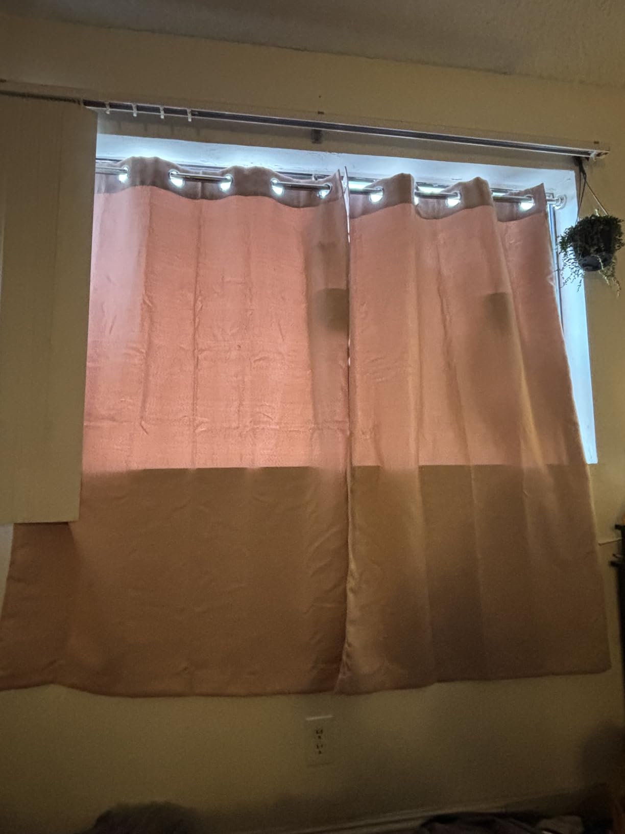 MIULEE Blackout Curtains for Bedroom Living Room 2 Panels, Thermal Insulated Room Darkening Drapes Grommet Noise Reducing Light Blocking Window Treatments 84 Inches Long 40x84 Inch Black customer photo 1