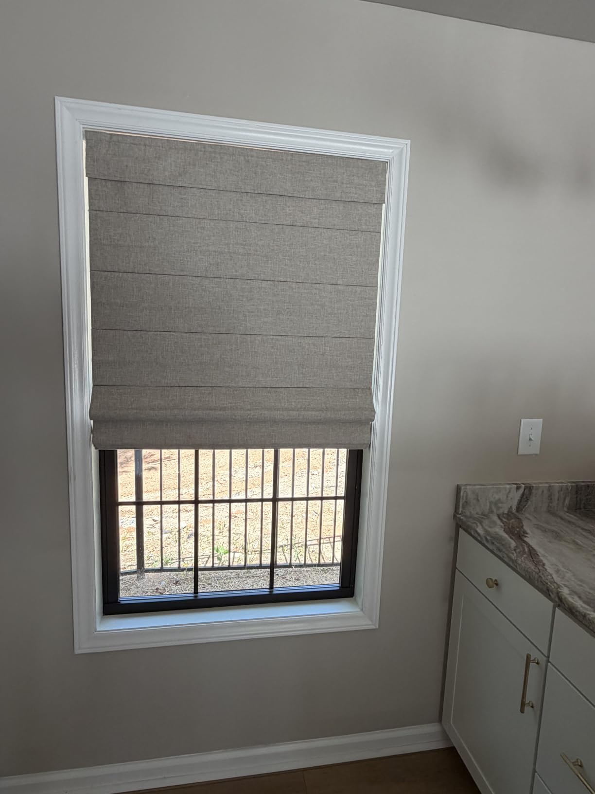 LazBlinds No Drill Cordless Roman Shades for Windows, 34.5