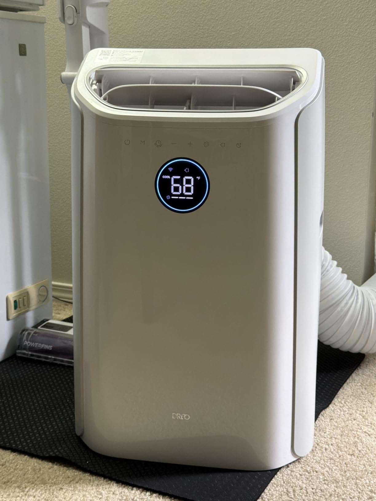 DREO Portable Air Conditioner 516S, 14000 BTU ASHRAE (10000 BTU DOE) Smart AC Unit for Bedroom with Drainage-free Cooling, Fan&Dehumidifier 3 in 1, APP/Voice/Remote, Quiet Standing AC for Room Indoors customer photo 1