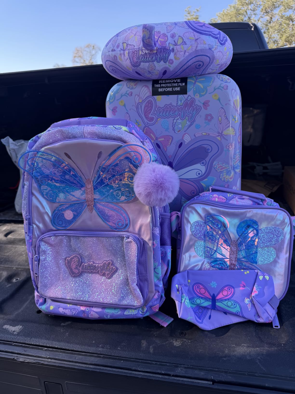 Kid's Luggage Set 5 Piece Suitcase Set 16