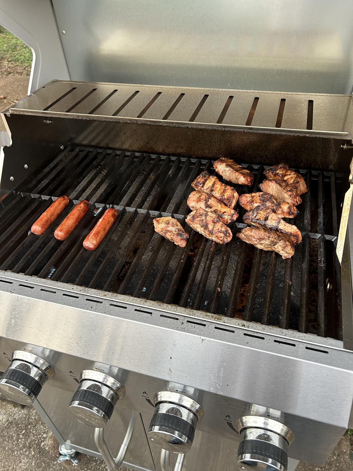 Bestfire 68,000 BTU 5 Burner Propane Gas Grill with Side Burner-Professional-Grade Stainless Steel Outdoor BBQ Grill-647 sq in Cooking Space&Porcelain Cast Iron Grrates-Patio Cart Design for Backyard customer photo 1