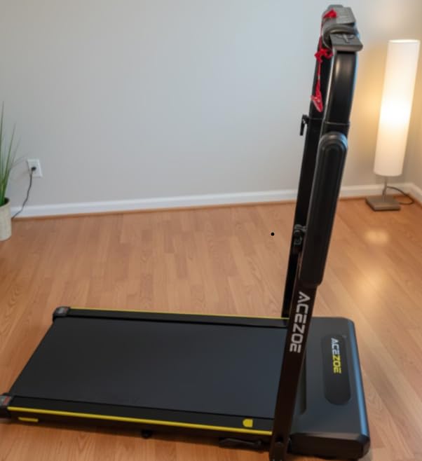 Acezoe 3 in 1 Under Desk Treadmill with Incline, Walking Pad with Removable Desk Workstation, Adjustable Height for Different Need, 300lbs Capacity, Foldable Compact for Home Small Office customer photo 1