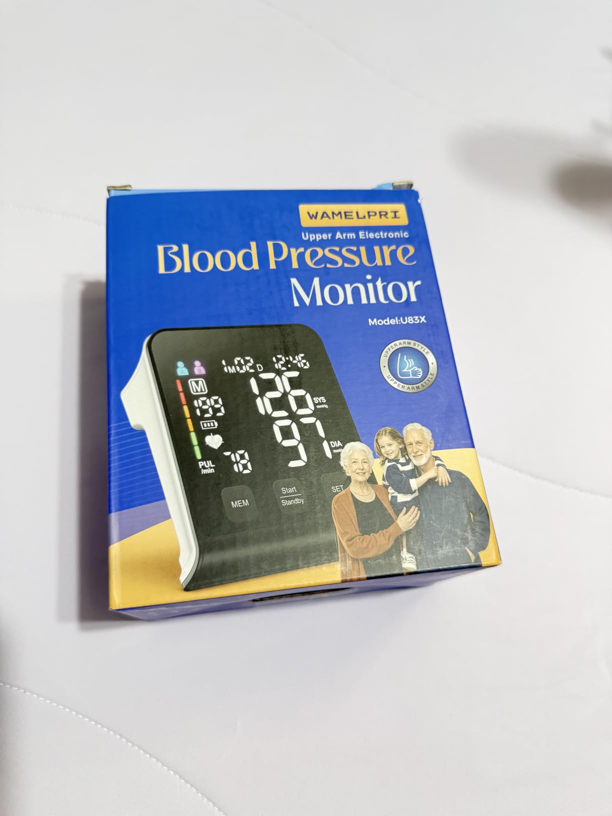 Blood Pressure Monitor, Upper Arm BP Machine for Home Use | FDA-Cleared FSA&HSA Eligible Adjustable Wide-Range Cuff 3*199 Sets Memory Battery-powered or Plug-in customer photo 2