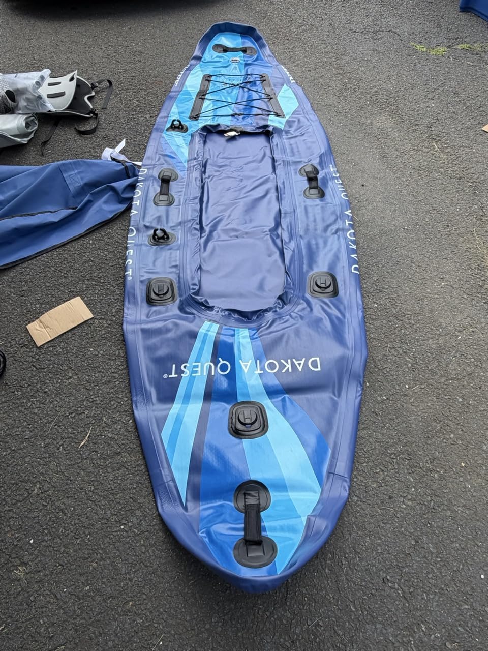 INTEX Dakota Quest Sit-On-Top Inflatable Kayak Set with Paddle & Pump customer photo 2