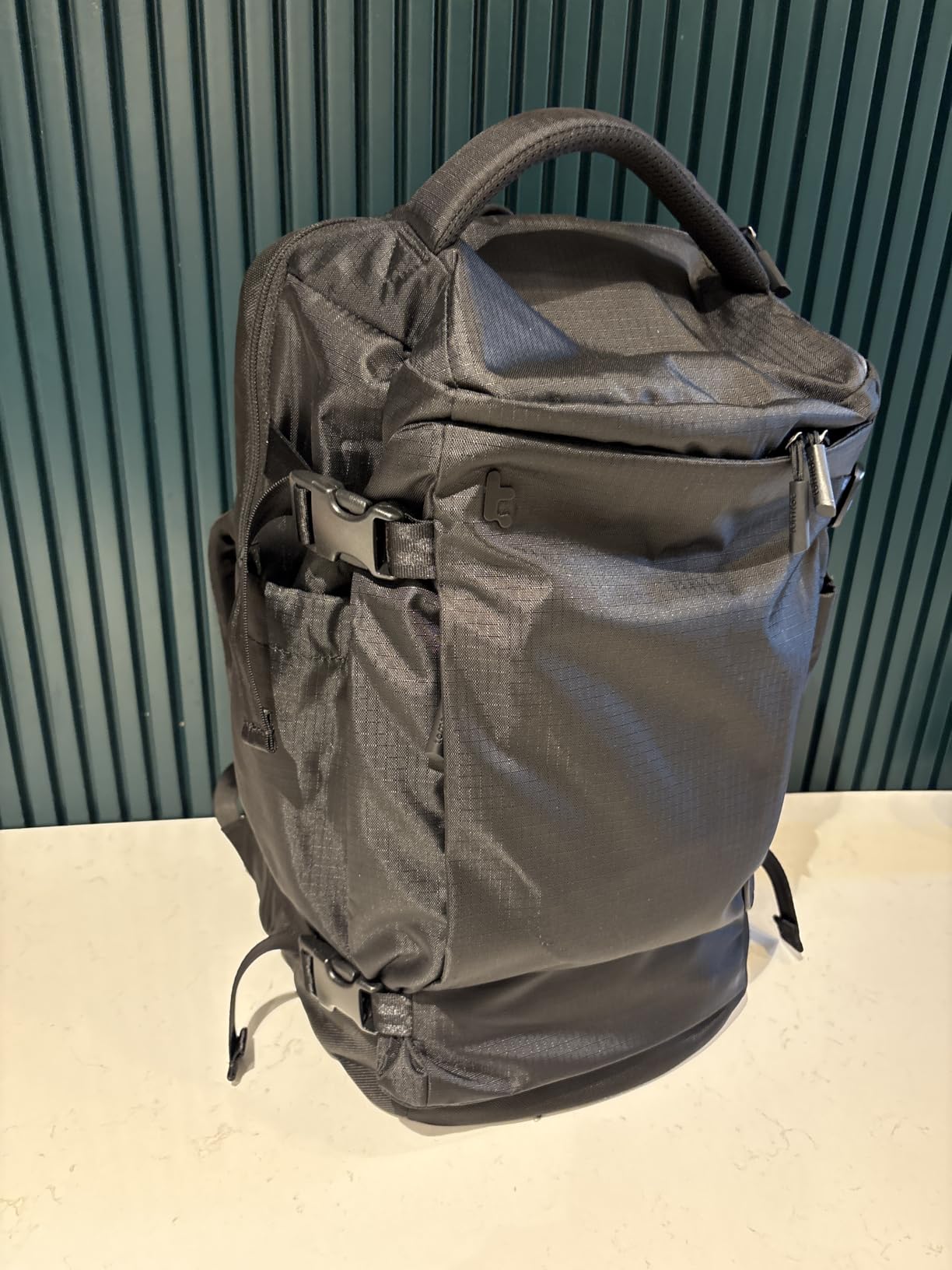 tomtoc Travel Backpack, TSA Carry On/Personal Item Bag Flight Approved | 28/40L Carry on Luggage Backpack for Men Women, PFAS Free, Water-resistant Business Airplanes Rucksack for Travel Essentials customer photo 1