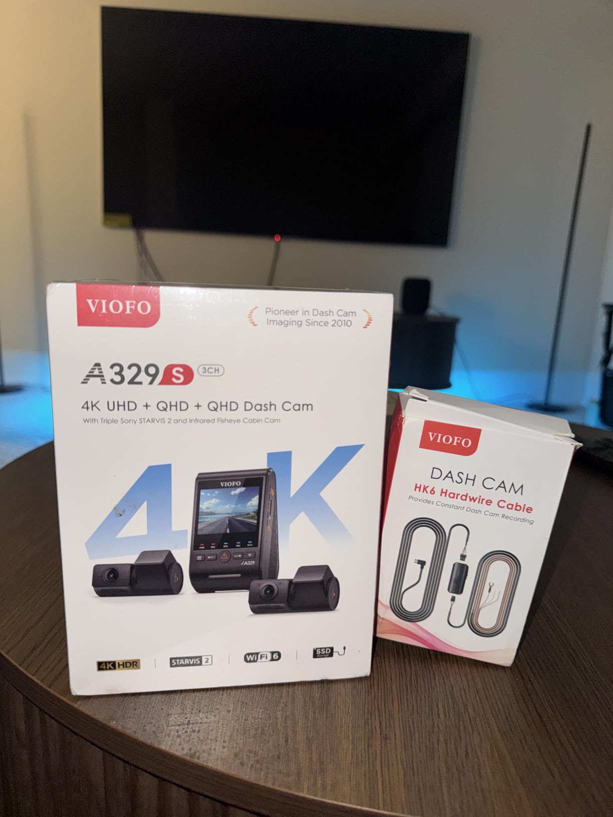 A329S 4K+2K+2K Dash Cam Front Cabin and Rear, STARVIS 2 HDR, Wi-Fi 6 | 4K Front, 2K Cabin & Rear With All-Channel STARVIS 2, 210 Degree Cabin View, Parking Mode, GPS & Up To 4TB SSD Support customer photo 2