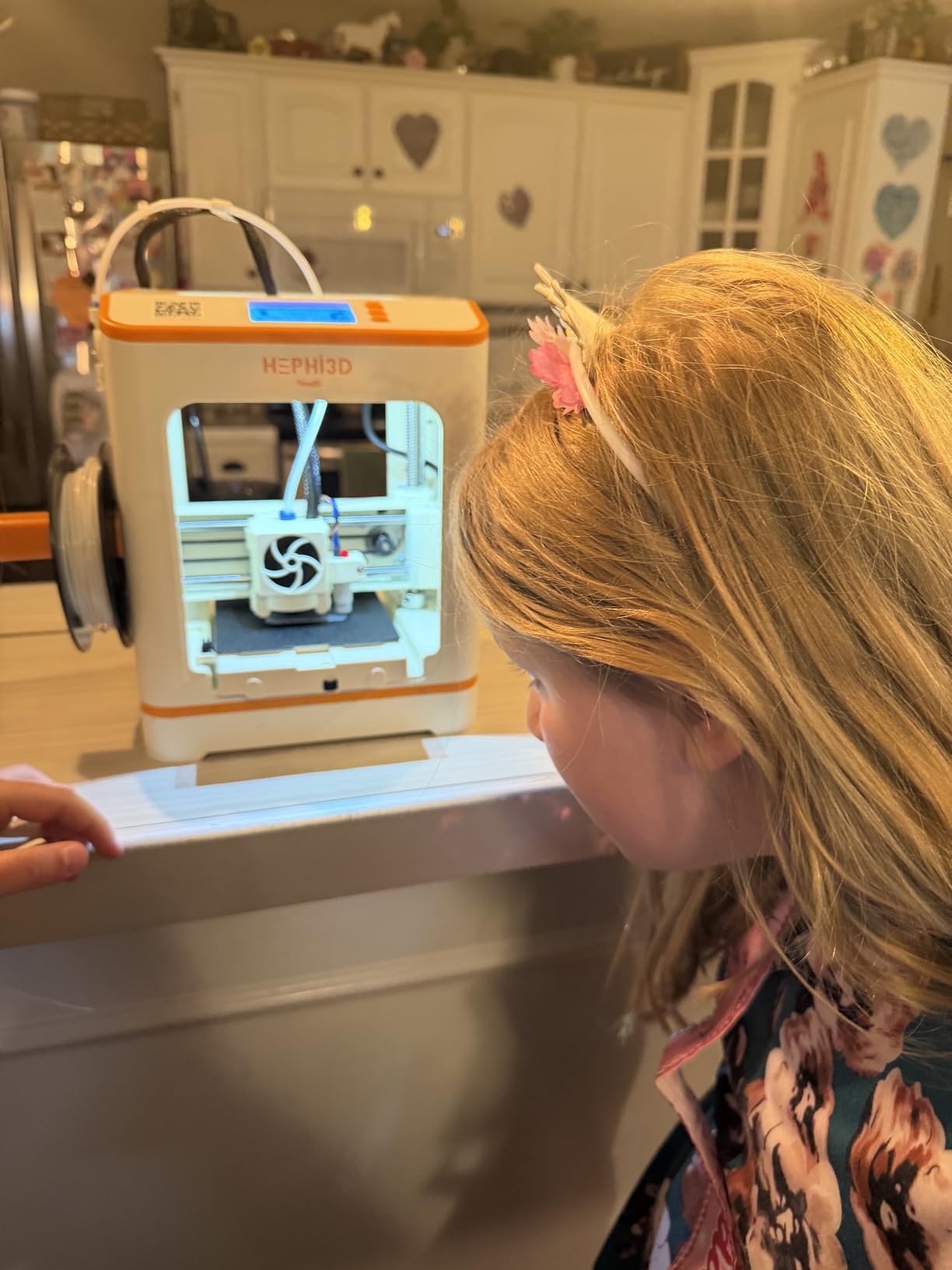 HEPHi3D Tina2 Plus 3D Printer for Beginner & Kids, Fully Assembled 3D Printers with Smart APP, 250mm/s High Speed Auto Leveling High Precise Kids Mini 3D Printer, Open Source for Home, Office, School customer photo 2