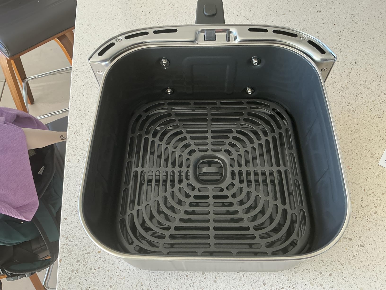 Cosori Iconic Stainless Steel Air Fryer, 6.5Qt, PFAS Free, Smart Control customer photo 2
