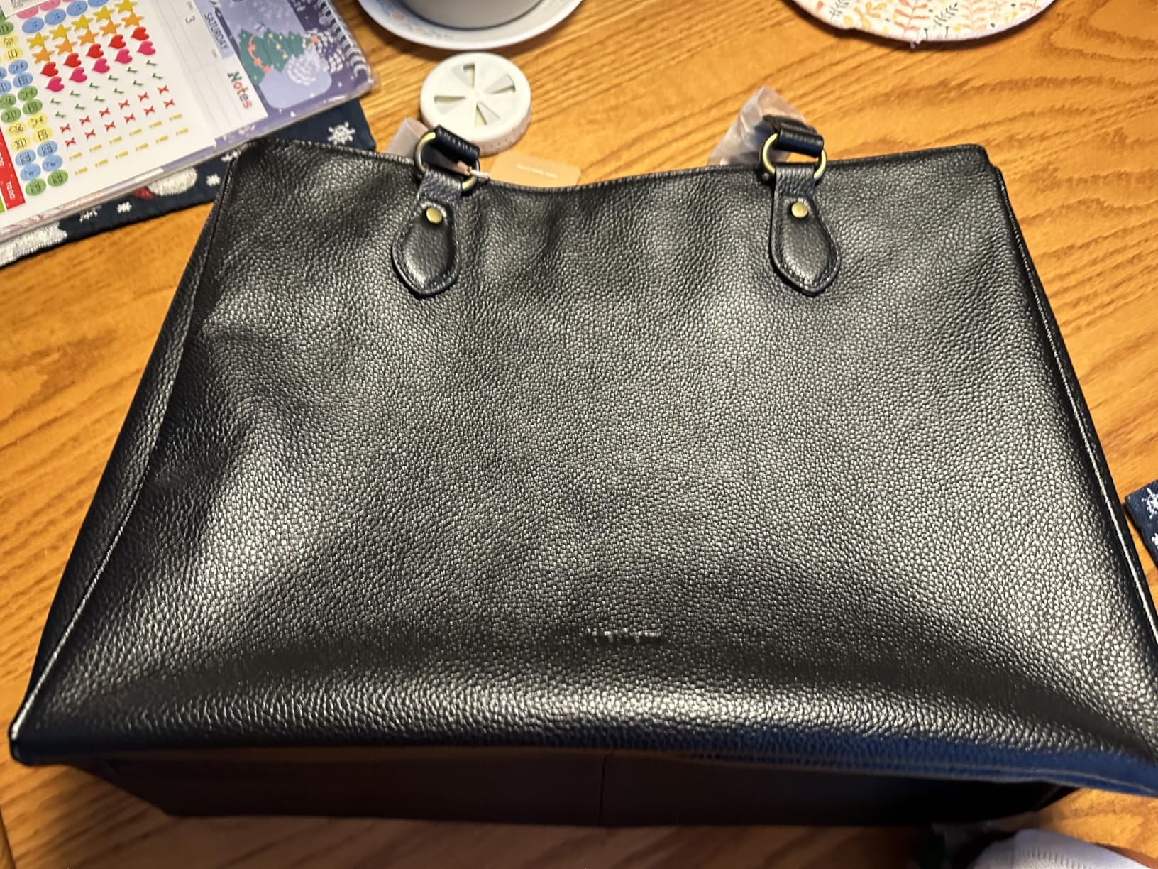befen Genuine Leather Work Tote Bag for Women Leather Purse Handbags | 15.6