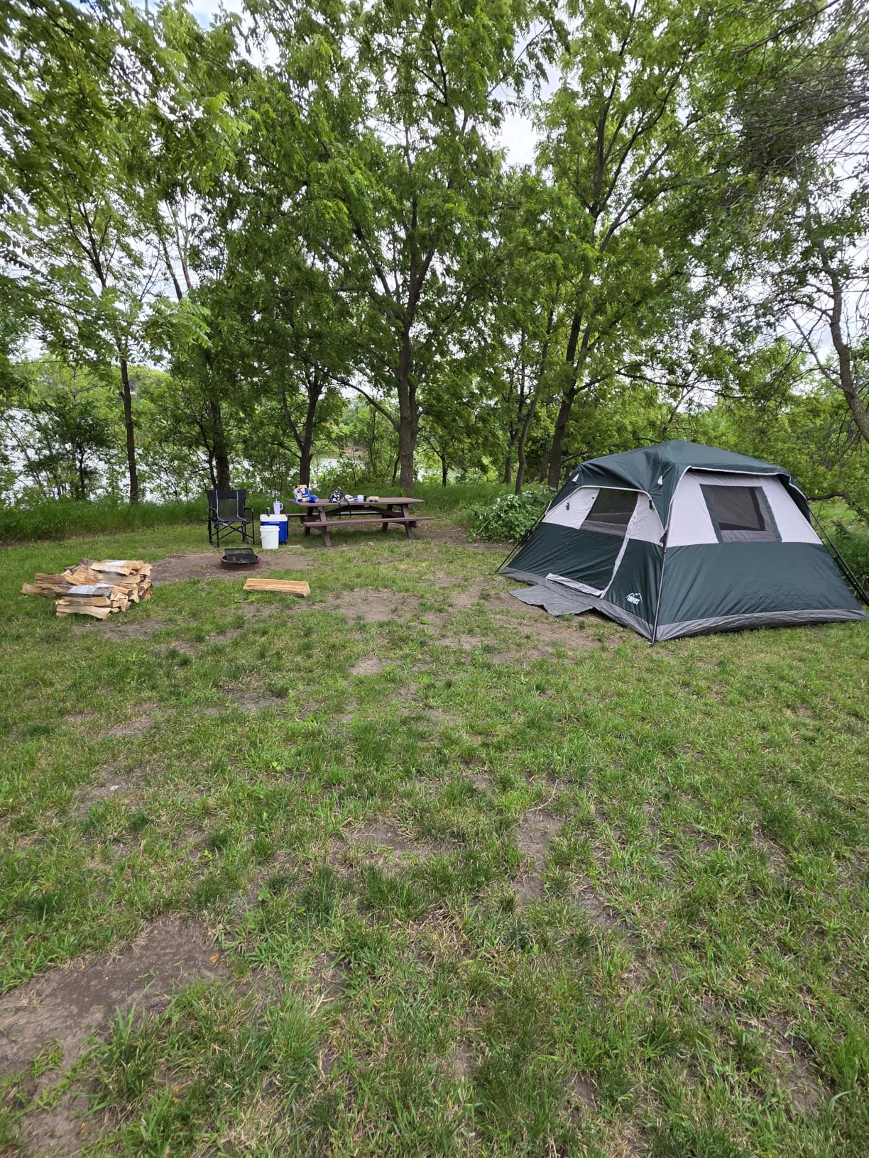 Instant 6 Person Tent for Camping with Rainfly, Under 60s Setup, 10 x 9ft | Fits 2 Queen Air Mattresses, 1200mm Waterproof, 360 Degree Ventilation, PFAS-Free Fabric and Carry Bag for Family, Camping, Hiking customer photo 2