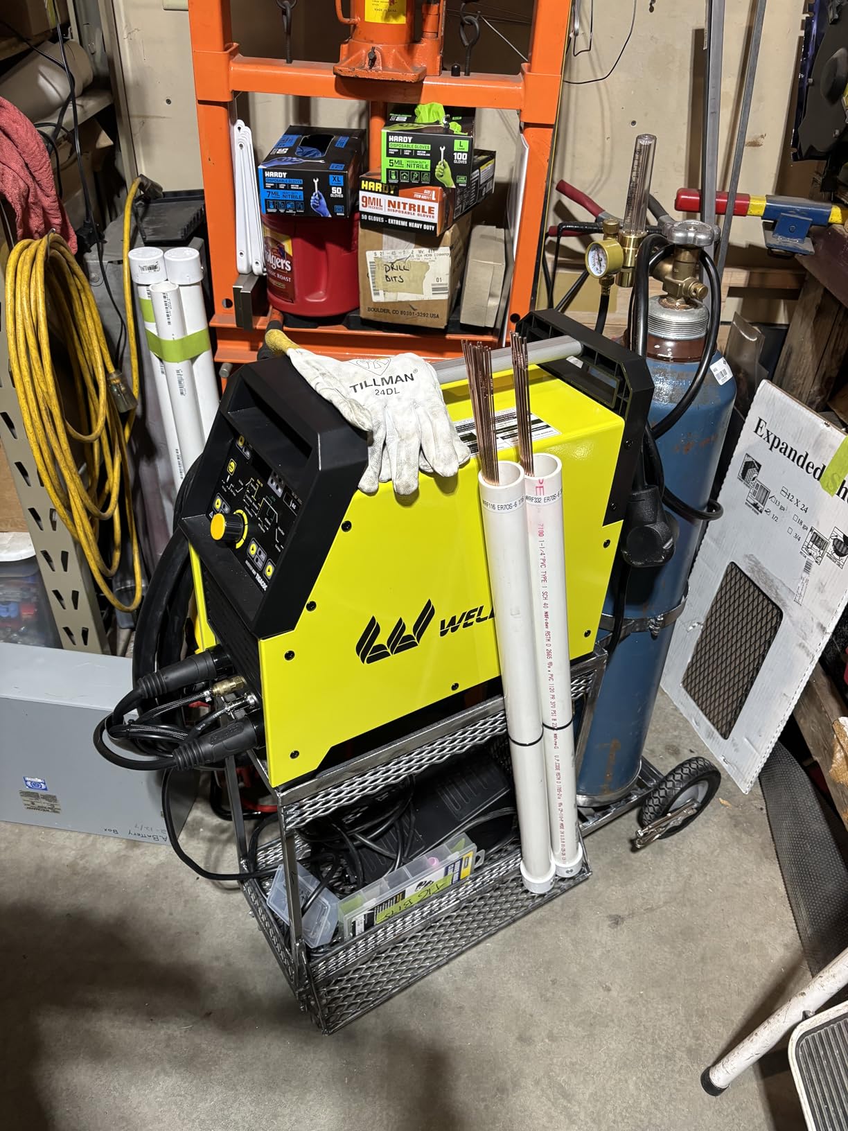 Weldpro 200A AC/DC TIG Welder with Pulse, 110V/220V Dual Voltage Aluminum TIG Welder, AC TIG/DC TIG/AC PULSE TIG/DC PULSE TIG/Stick 5 in 1 Multiprocess Welding Machine with TIG Torch & Foot Pedal customer photo 2