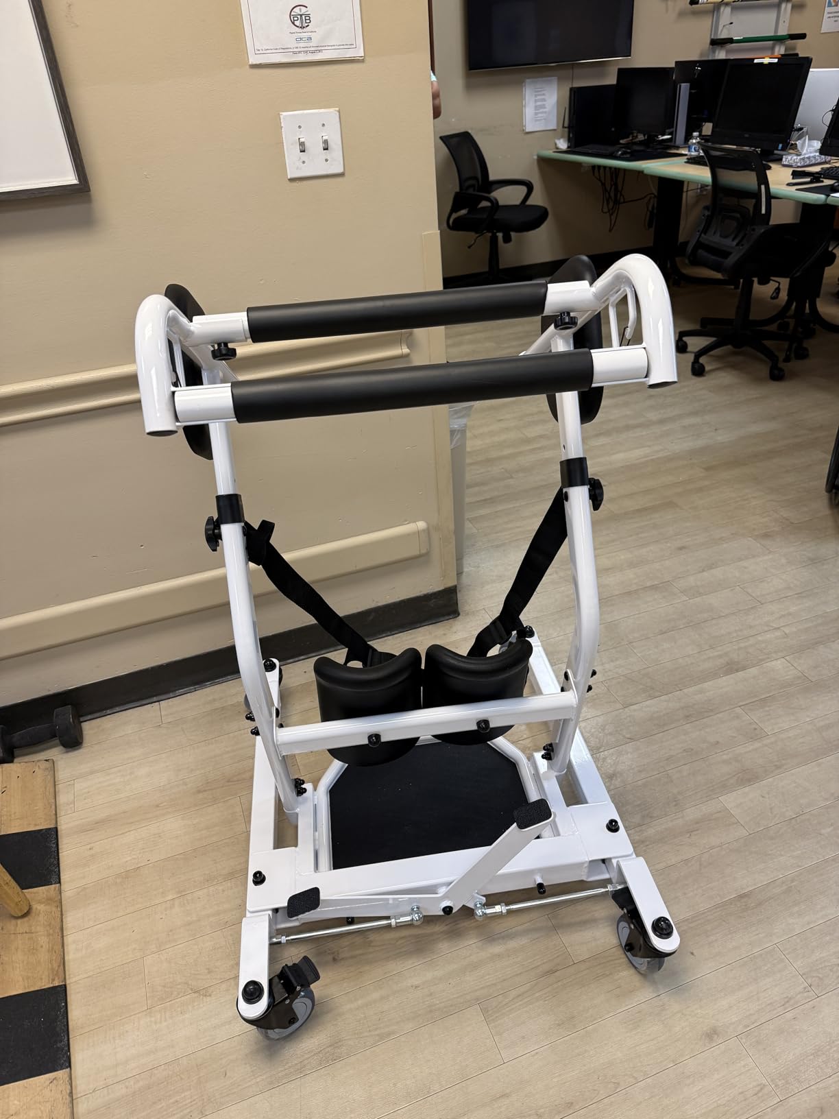 Sit to Stand Patient Lift for Elderly, Stand Assist Lift Aid for Home Care Use, Elderly Lift Assist Transfer Device, Transport Chair Stand Assist for Seniors, Adults & Disabled customer photo 1