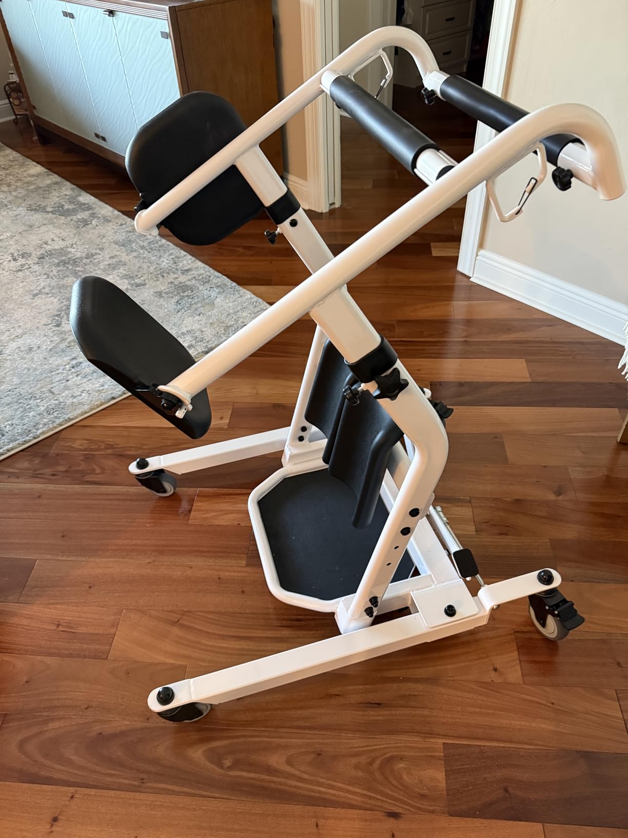 Sit to Stand Patient Lift for Elderly, Stand Assist Lift Aid for Home Care Use, Elderly Lift Assist Transfer Device, Transport Chair Stand Assist for Seniors, Adults & Disabled customer photo 2