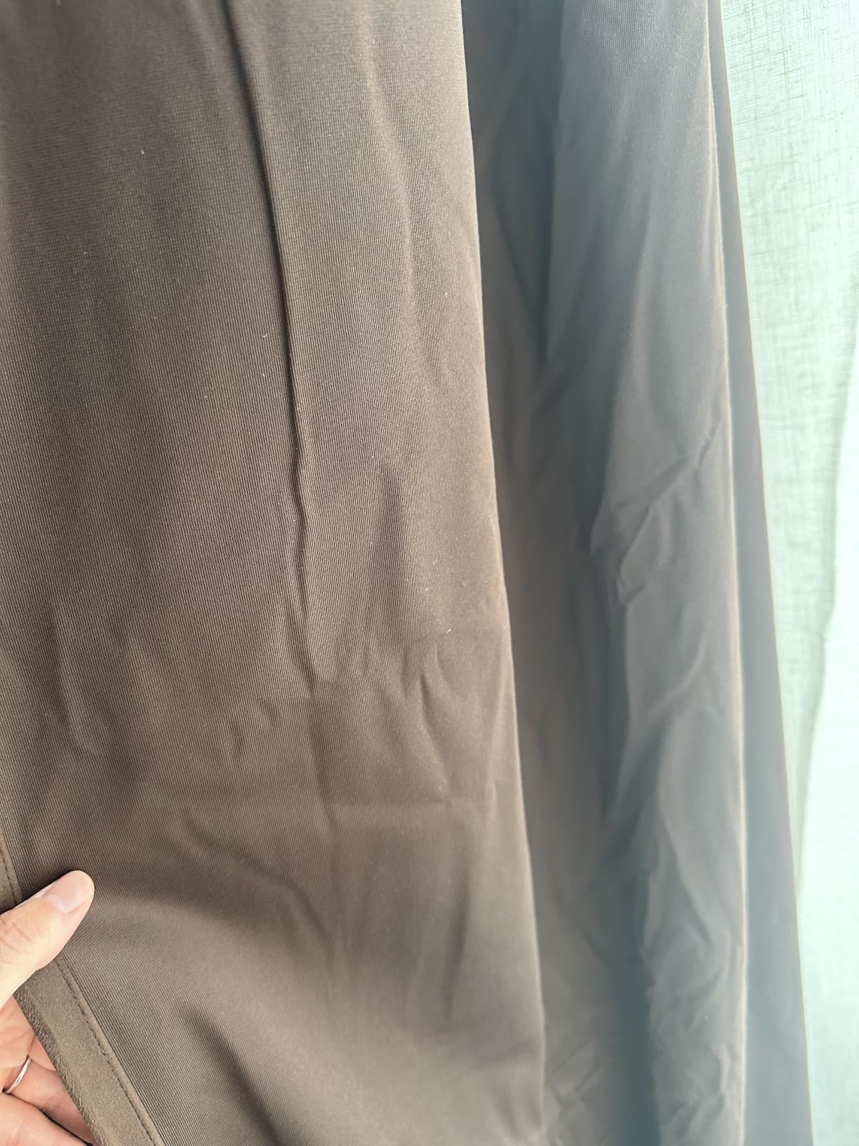 90 Inch Long Pinch Pleated Velvet Blackout Curtains for Living Room Bedroom Olive Green Vintage Heavy Room Darkening Thermal Soundproof Drapes with Back Tab and Hooks,2 Panels Set,40 x 90 Inches customer photo 2