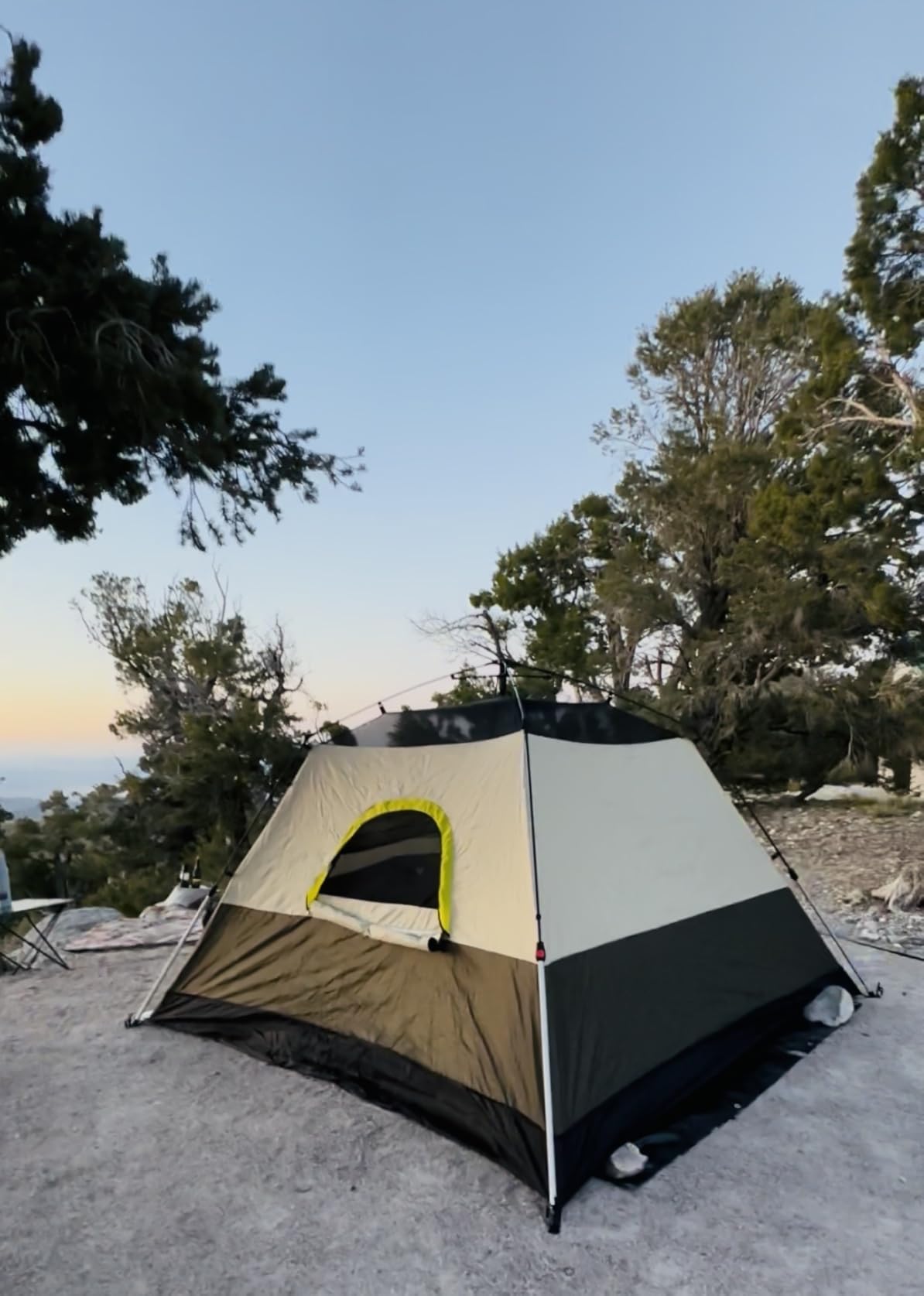 Camping Tent 2/3/4 Person Instant Pop Up Tents for Camping | 40s Easy Setup Tent with Rainfly, Double-Layer Waterproof & Windproof Instant Tents with Welcome Mat for Camping & Hiking customer photo 2