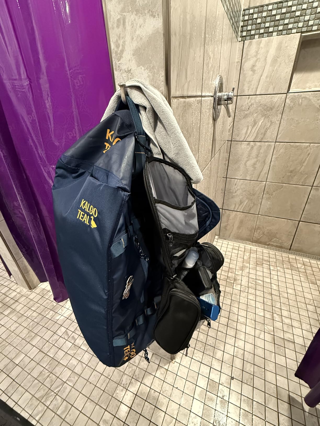 Utility Duffle Bag 40L, Convertible Backpack for Travel, Gym & Commute, Water Repellent customer photo 1