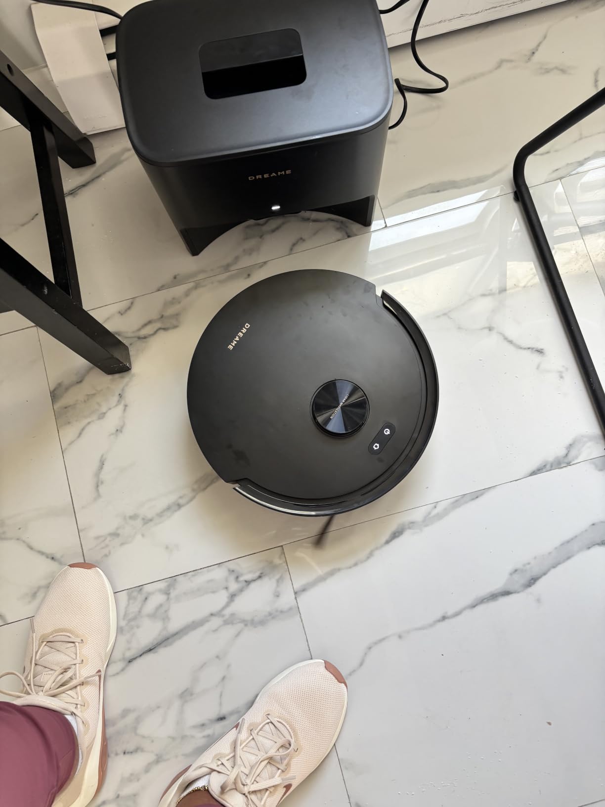 DREAME D20 Air Plus Robot Vaccum and Mop Combo with 20,000Pa Suction, Anti-Tangling Tech, Auto-Emptying Dock, Deep Carpet Cleaning and Smart Navigation Black customer photo 2