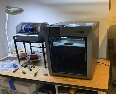 QIDI Max4 Combo 3D Printer, 390×390×340mm Large Build Volume, 65℃ Heated Chamber FDM 3D Printers, Max 800mm/s High Speed, Supports Up to 16-Colors/Multi Materials with QIDI BOX, Auto Bed Leveling customer photo 1