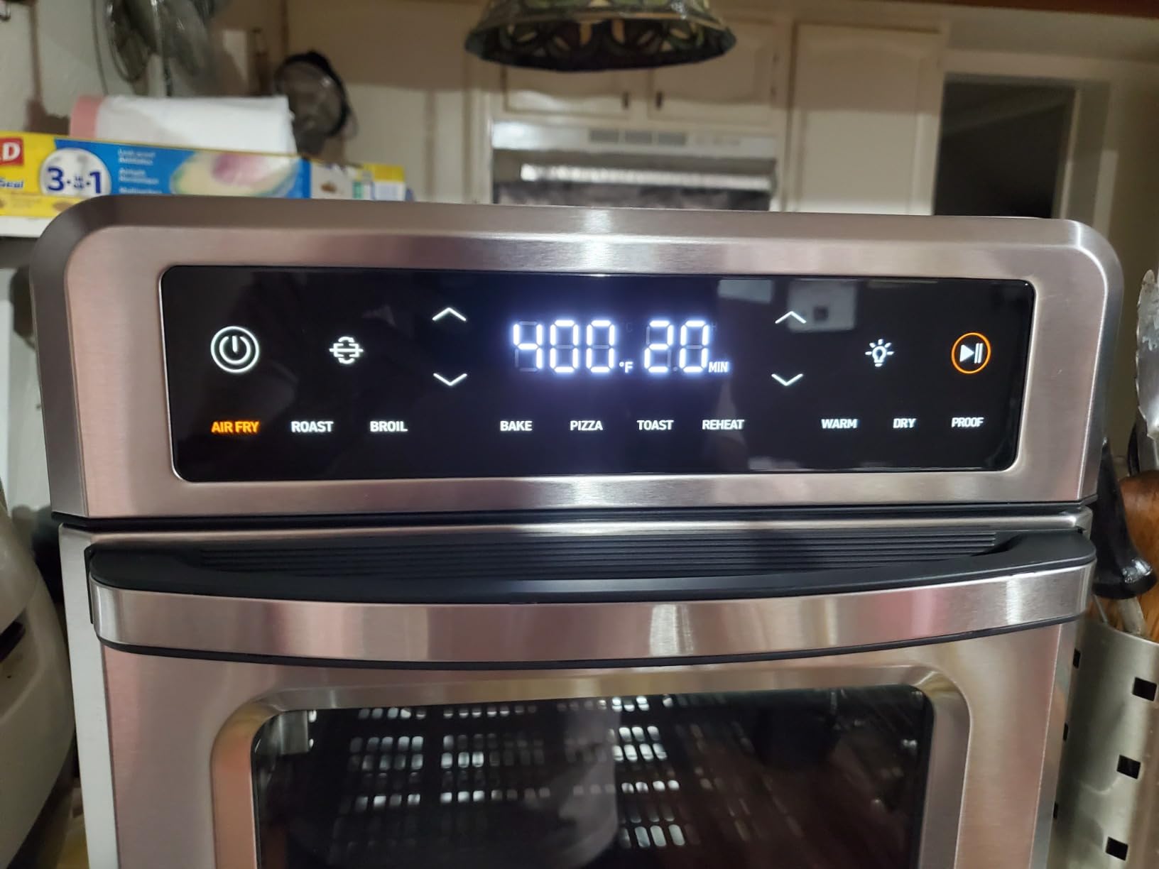 Cosori Air Fryer Oven, 13QT, 11-in-1, Rotisserie, Max 450°F, 6 Accessories | Small Footprint, Dual Heating Elements, Two-Level Cooking, 40% Faster Cooking, Dishwasher-Safe Removable Accessories customer photo 2
