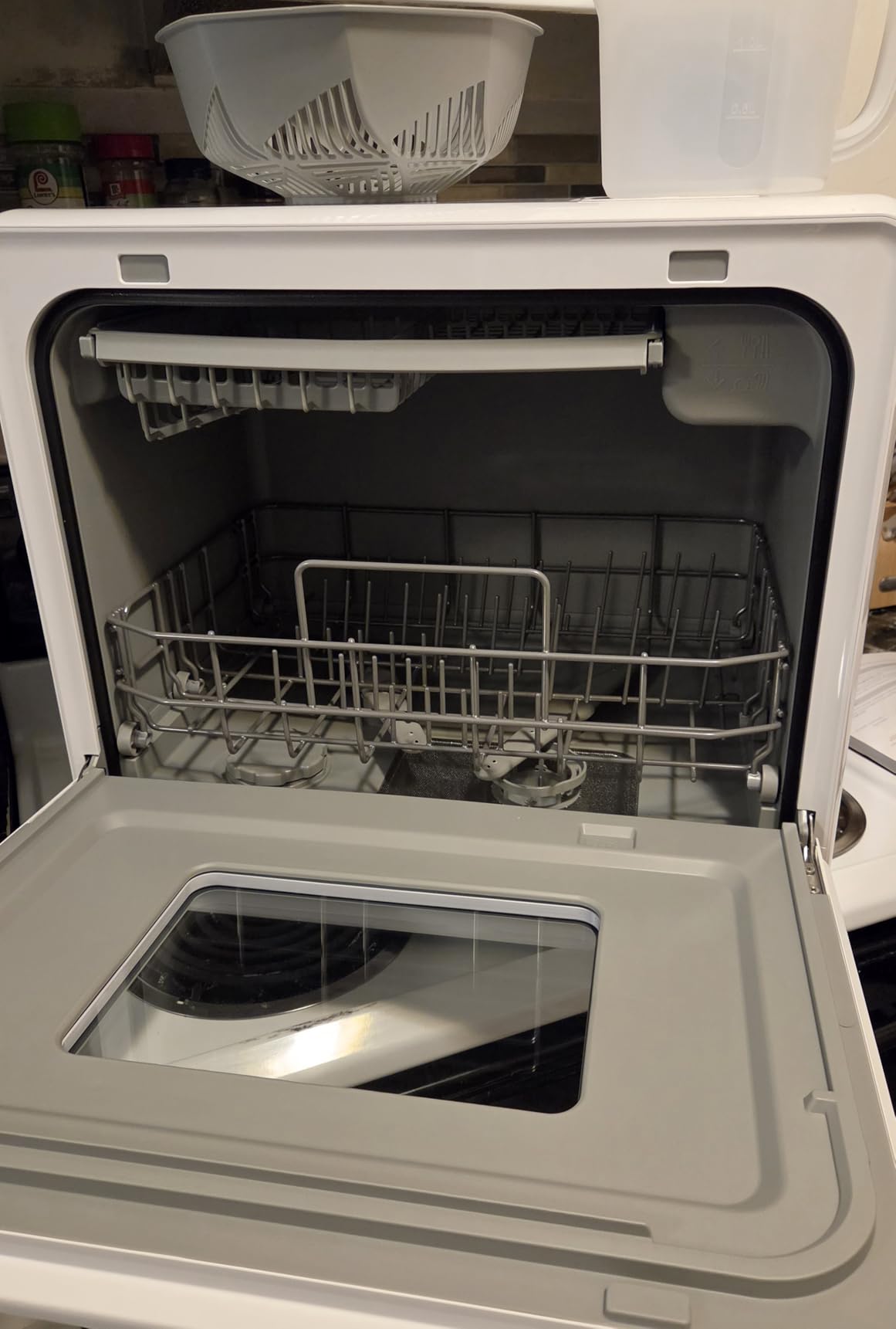 AIRMSEN Large Slim Countertop Dishwasher with Complete 2-Level Rack, Portable Dishwashers with 5L Built-in Water Tank, 3-Spray Arms & 12H Delay Start, No Hookup Needed, A01 customer photo 1