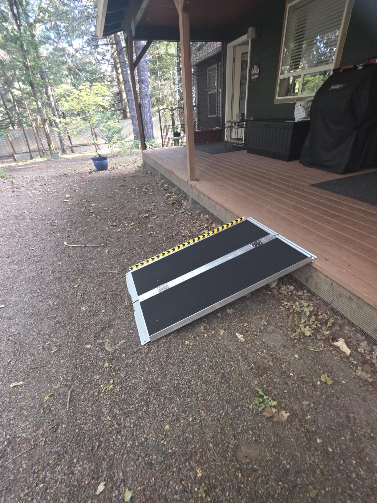 4FT Portable Wheelchair Ramp (Using 4-12''), 800LBS Capacity | Non-Slip Aluminum Ramps, Wheelchair Ramps for Home Steps, Stairs, Entry, Threshold, Doorways, Scooter, Ergonomic Handle customer photo 2