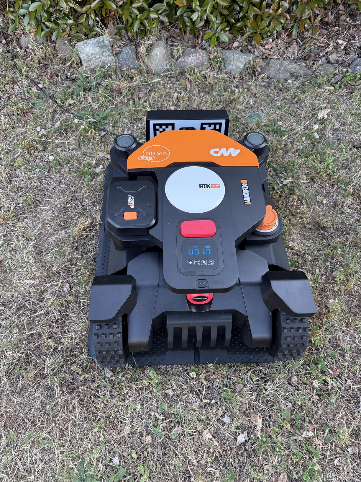 WORX Landroid Vision Cloud Robot Lawn Mower 4WD for 1/2 Acre, No Perimeter Wire, WR342 - AI Obstacle Avoidance, RTK Cloud Navigation, Auto Mapping, App Control, 84% Slope, Cut-to-Zero customer photo 1