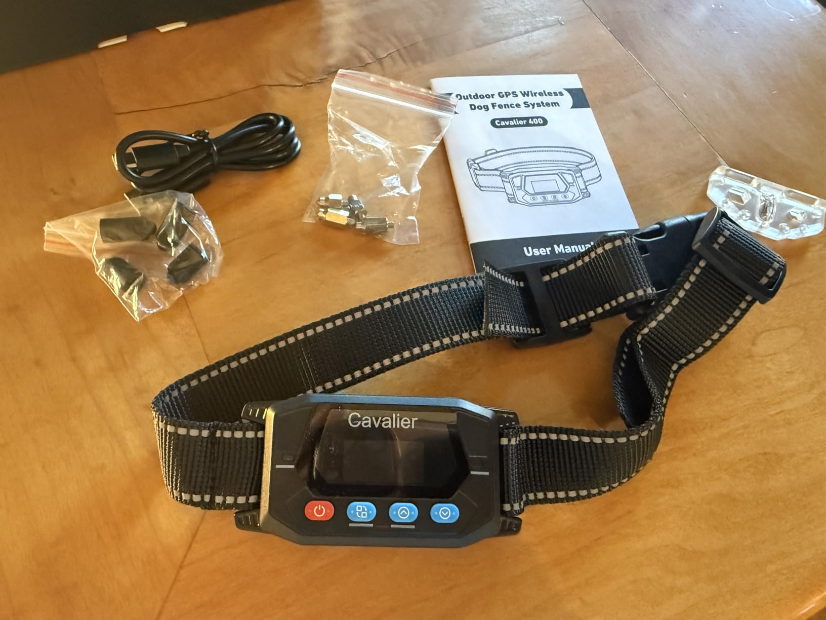 GPS Dog Collar Fence System - Invisible Electric Fence for Dogs with 3 Warning Modes, Adjustable Radius 33-9999Yards, IPX7 Waterproof Rechargeable Wireless Dog Fence for Outdoor Use customer photo 1