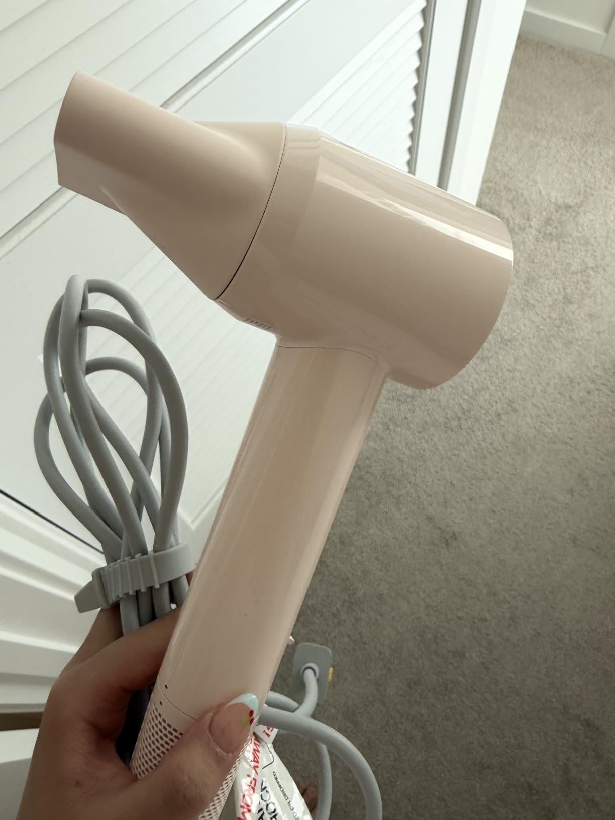 Laifen Air Hair Dryer, 15x High-Speed Drying with 110,000 RPM Powerful Motor, Blow Dryer, Smart Temperature Control, Hair Accessories, Mini Travel & Ionic Hairdryer for Women, Milktea customer photo 2