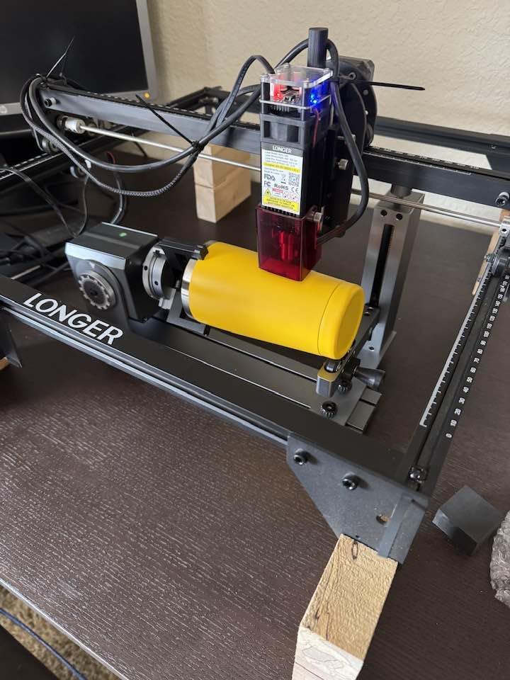 Longer Ray5 20W Laser Engraver with Air Assist Kit 3-in-1 Rotary Roller Kit DIY CNC Laser Cutter Tool for Metal Glass Wood, Engraving Area 400 * 365mm customer photo 1