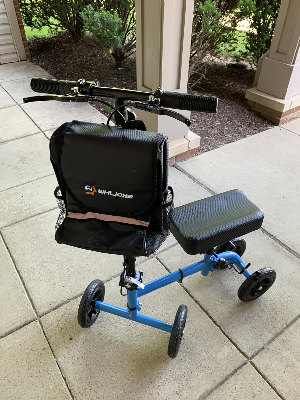WHLICKS All Terrain Knee Scooter for Adults for Foot Surgery, Foldable & Steerable Knee Walker with PU Wheels, Medical Knee Scooter for Broken Foot Injured, Lightweight Leg Scooter for Broken Ankle customer photo 1