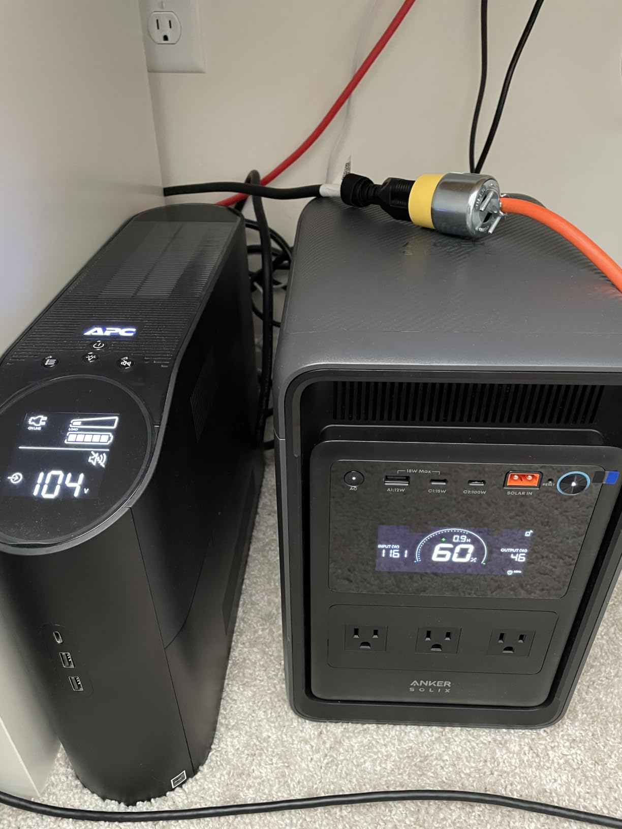 Anker SOLIX S2000 Portable Power Station, 2,010Wh, 1,500W, Home Backup, UPS | 2,010Wh LiFePO4 Battery, Up to 35-Hour Fridge Backup, 1,500W Solar Generator for Home, UPS, Outdoor, and Emergency Use customer photo 1