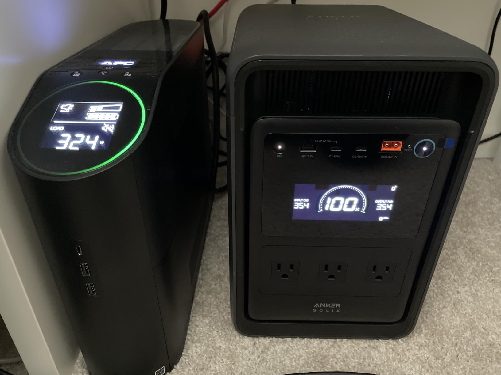 Anker SOLIX S2000 Portable Power Station, 2,010Wh, 1,500W, Home Backup, UPS | 2,010Wh LiFePO4 Battery, Up to 35-Hour Fridge Backup, 1,500W Solar Generator for Home, UPS, Outdoor, and Emergency Use customer photo 2