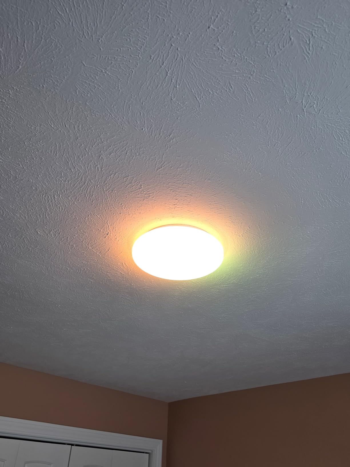 SwitchBot RGBICWW Ceiling Light 12 Inch, Matter Certified LED Flush Mount Light Fixture, 2000LM, No Hub Required, 2700K-6500K Dimmable, Works with Apple Home and Alexa, CRI 90+, for Bedroom Kitchen customer photo 2