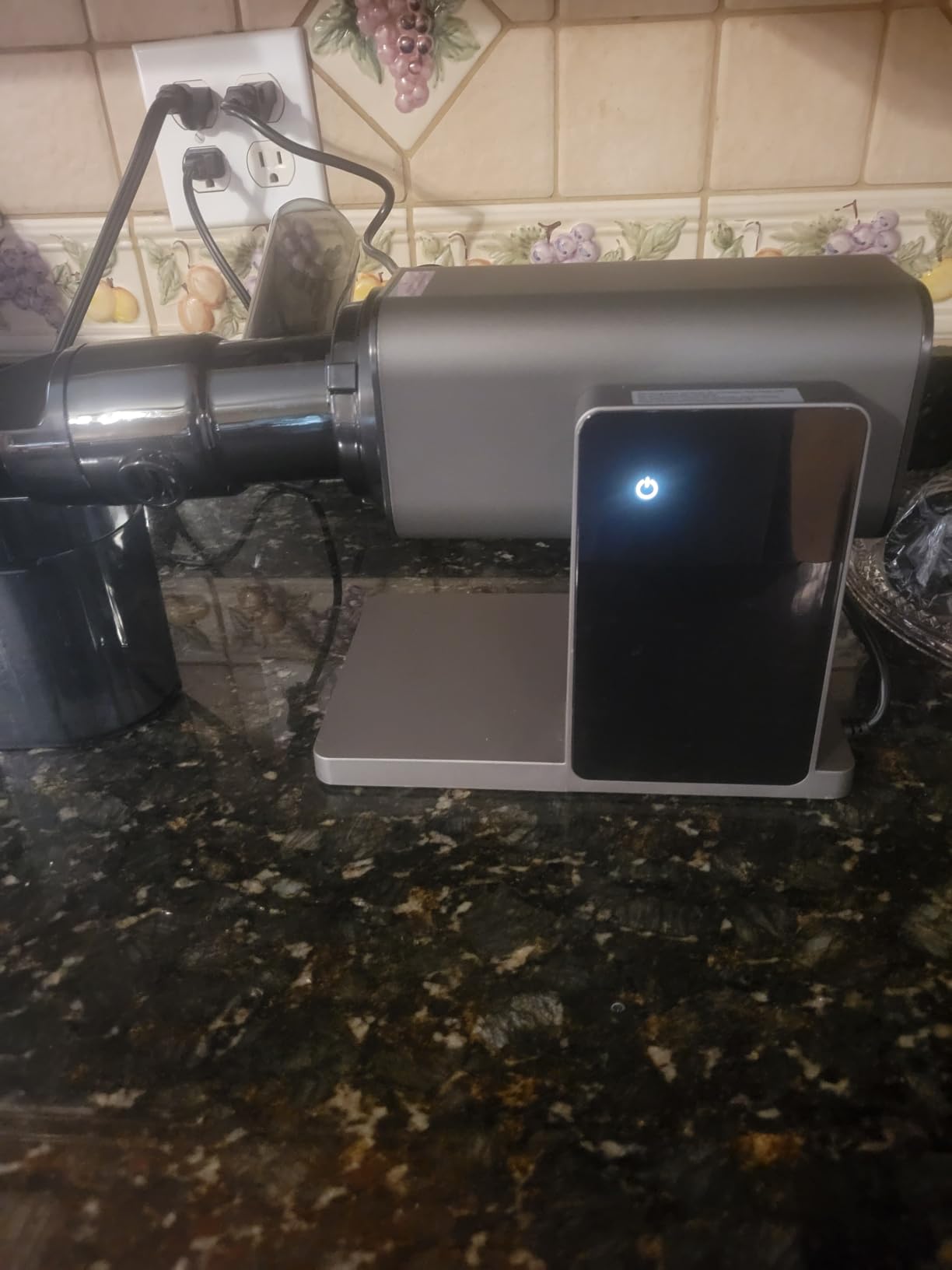 Juicer Machines with LED Smart Touch Screen, 2 Modes Slow Masticating Juicers for Kale & Celery, BPA-Free Cold Press Juicer with Reverse Function, Aluminum Alloy customer photo 2
