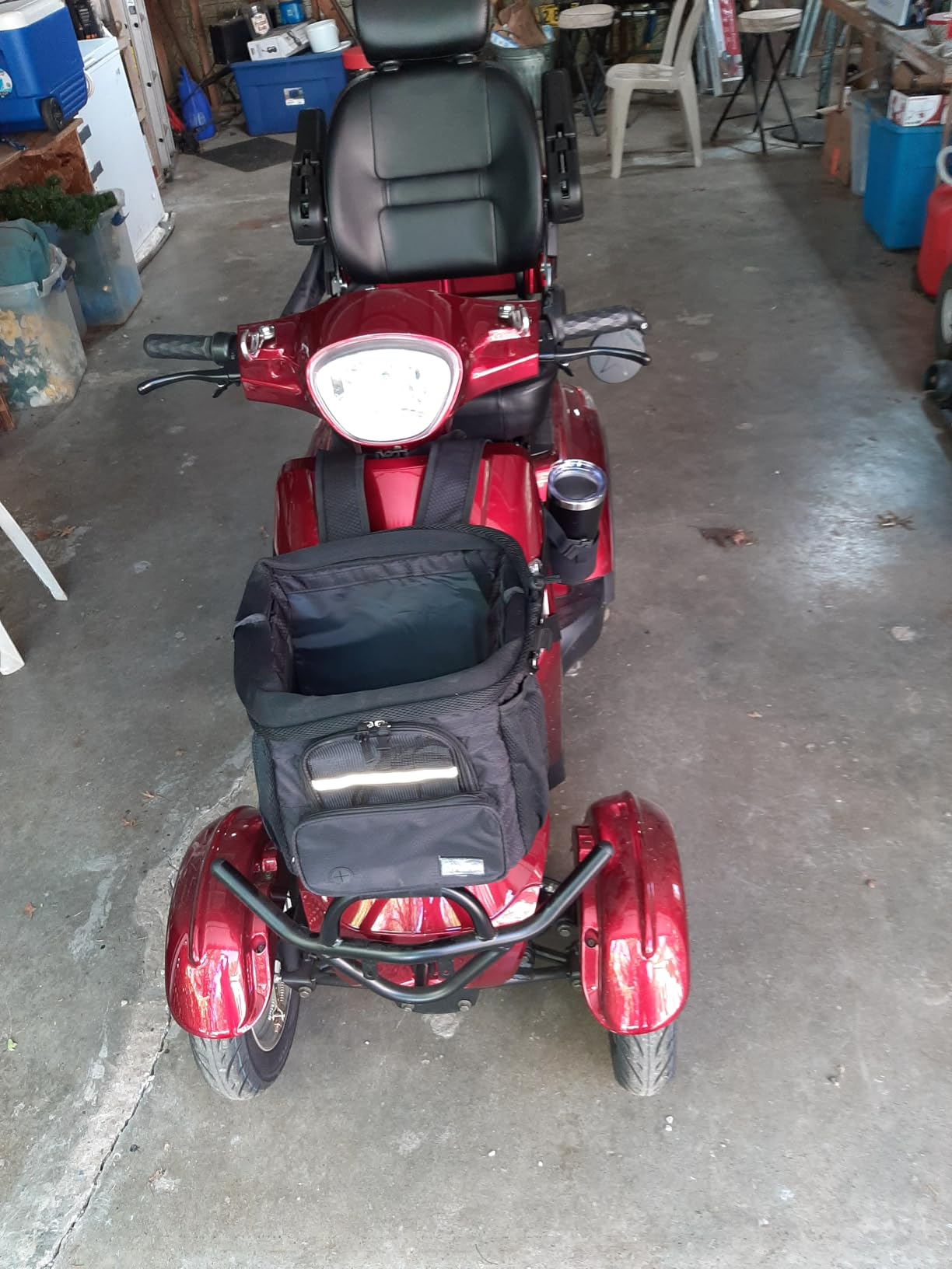Mobility Scooters for Seniors & Adults 500lbs Capacity - 800W All Terrain Electric Powered Mobility Cart - Heavy Duty Mobility Scooter for Elderly w/Charger Remote Keys (Green) customer photo 1