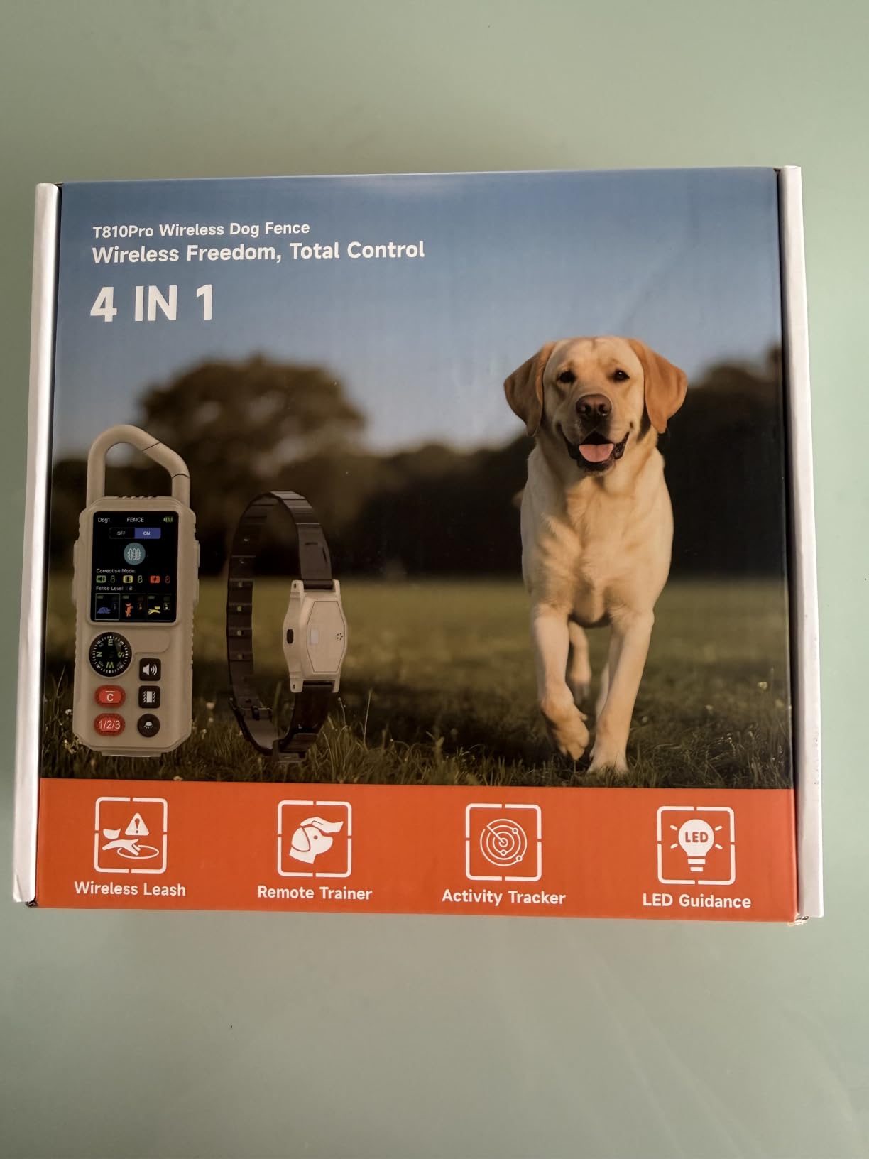 4-in-1 Wireless Dog Fence System for Medium Large Dogs, Remote Training customer photo 1