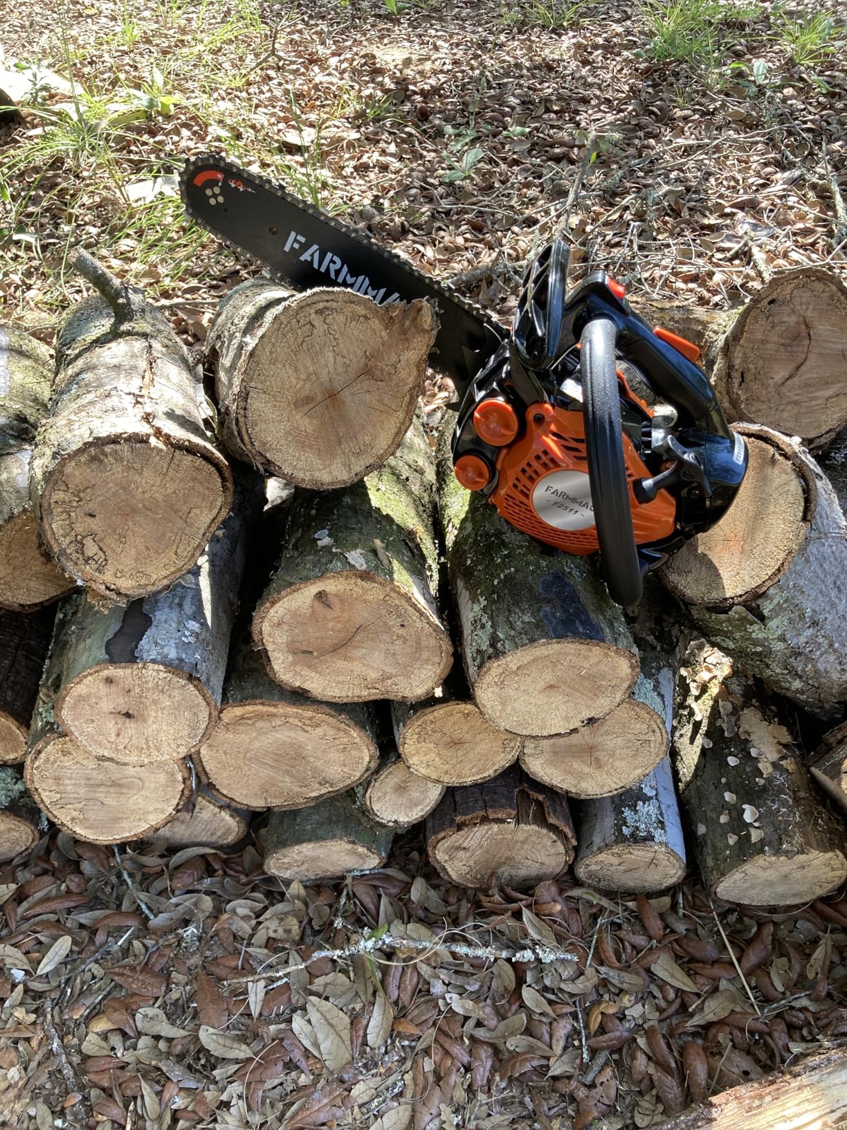 F070W 105cc Gas Chainsaw with 36 Inch Alloy Solid Bar, 4.8KW / 6.5HP 2-Cycle Professional Power Chain Saw for Milling, Logging & Heavy-Duty, Compatible with Stihl MS070, MS090, MS1050 NS8105 customer photo 1
