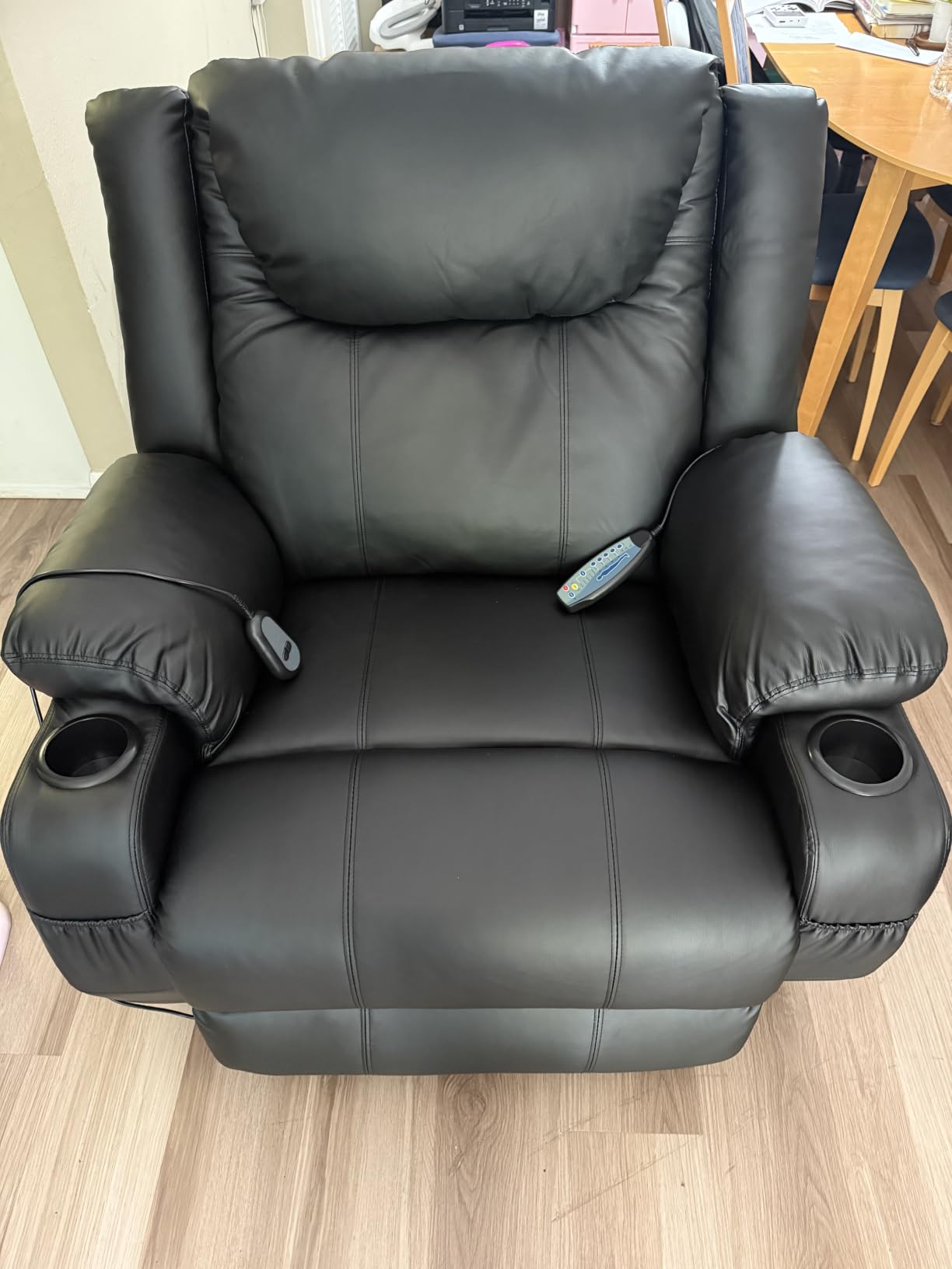Korser Oversized Power Lift Recliner Chair with Massage and Heat for Elderly, 26