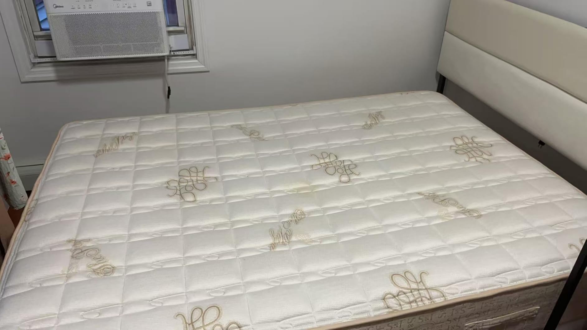 Queen Bed Frame with 2 Storage Drawers, Beige Velvet Upholstered | Platform Bed with Charging Ledge, LED Headboard Lighting, Metal Support, Noise Free, No Box Spring Needed, Easy Assembly customer photo 1