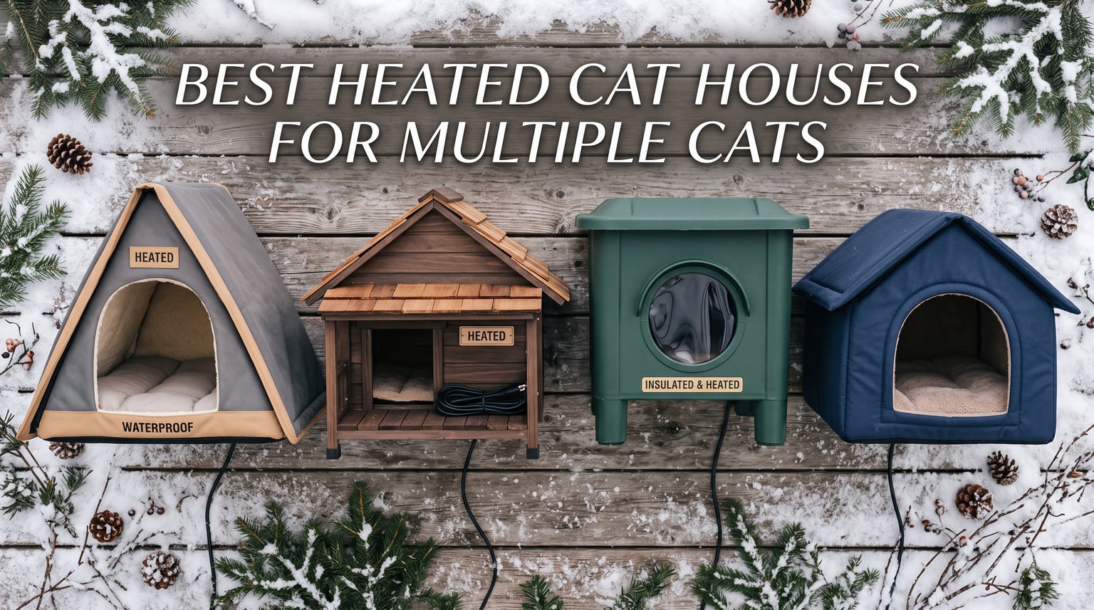 best heated cat houses for multiple cats