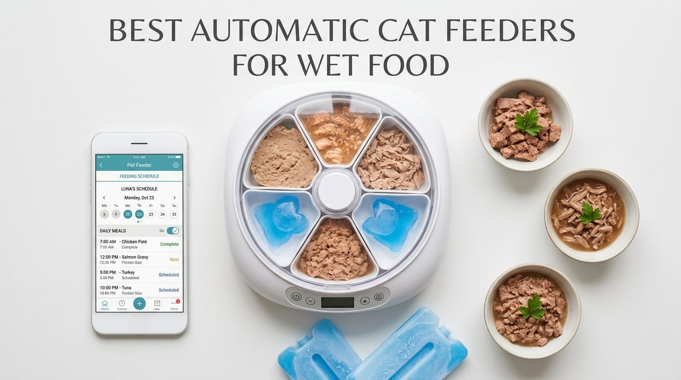 best automatic cat feeders for wet food