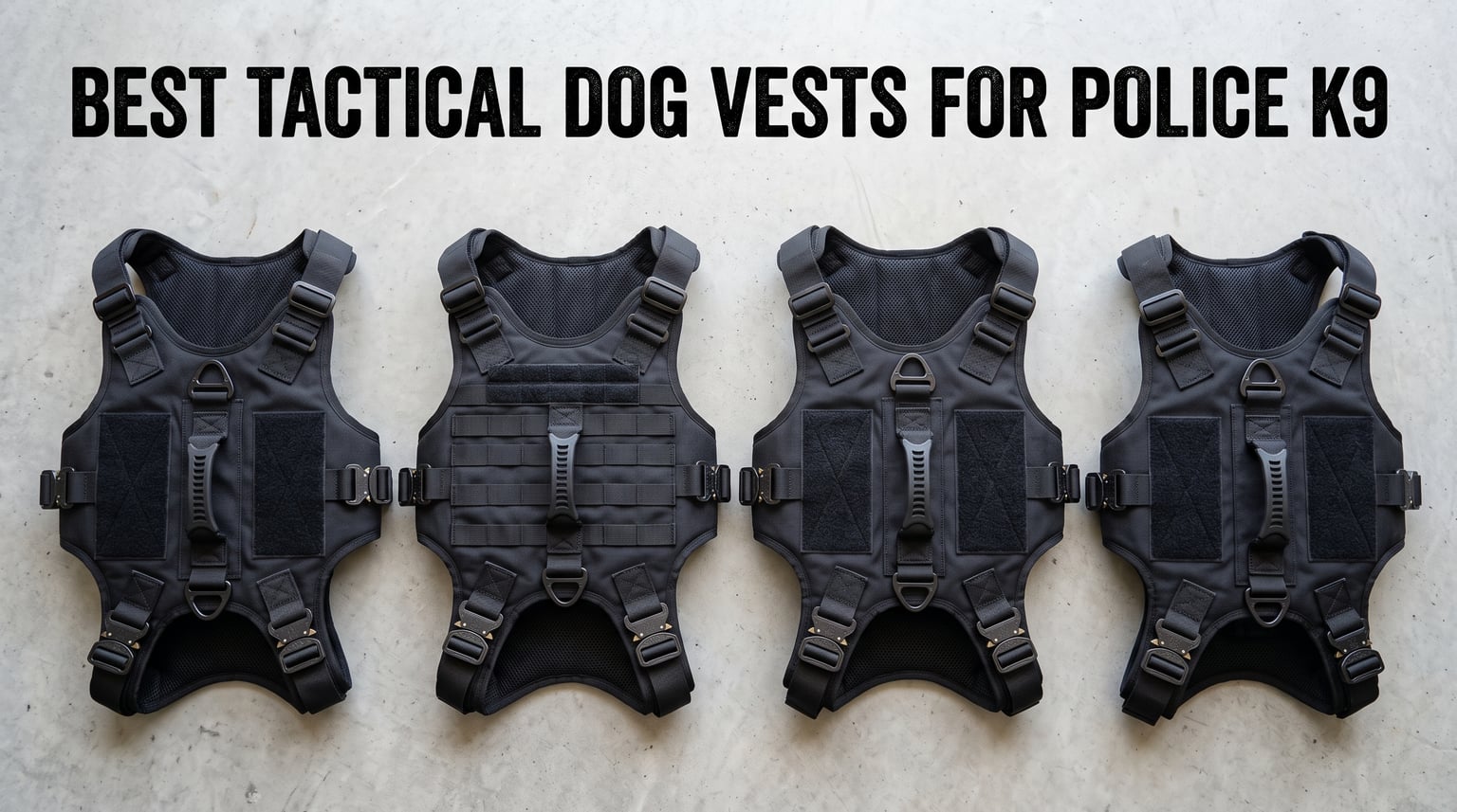 best tactical dog vests for police k9