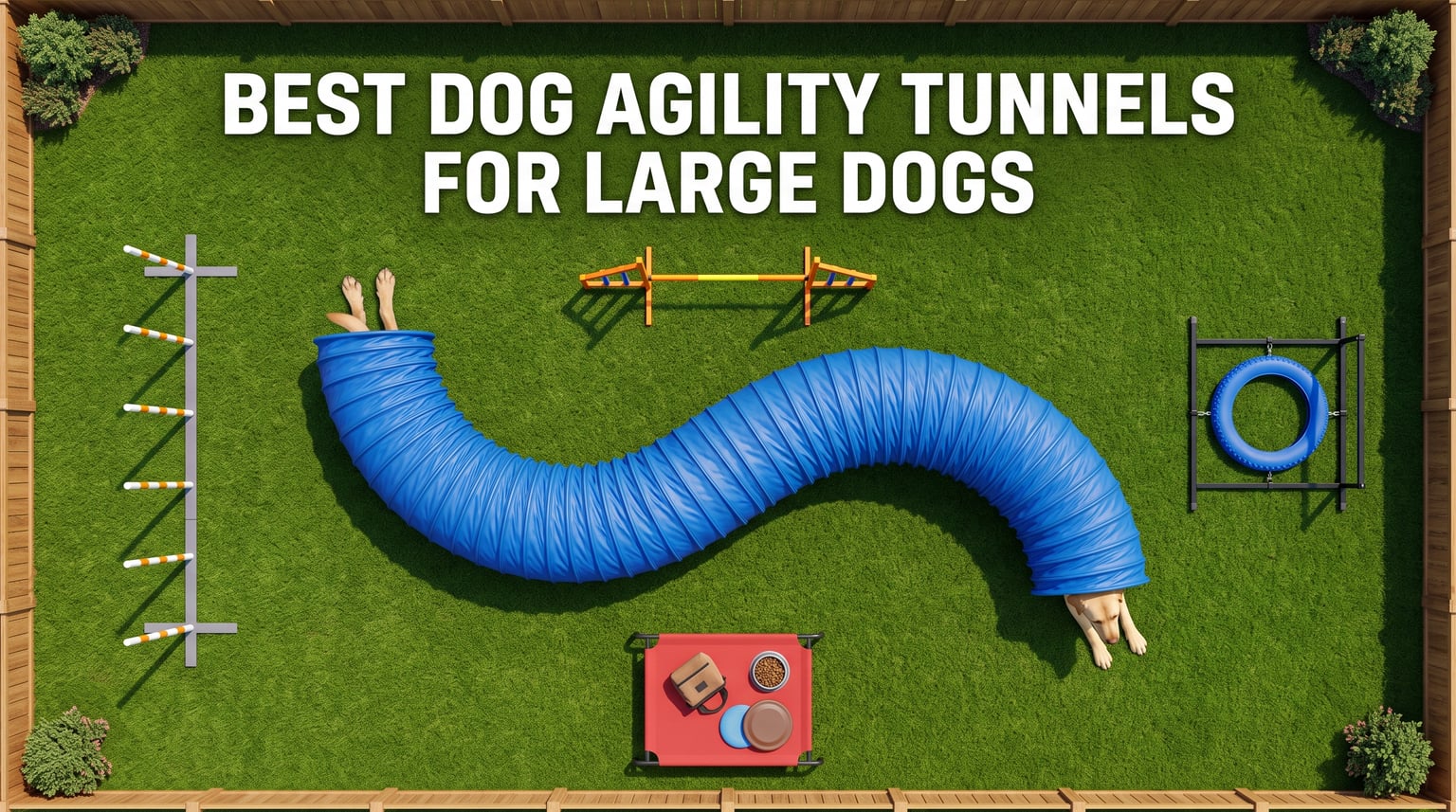 best dog agility tunnels for large dogs