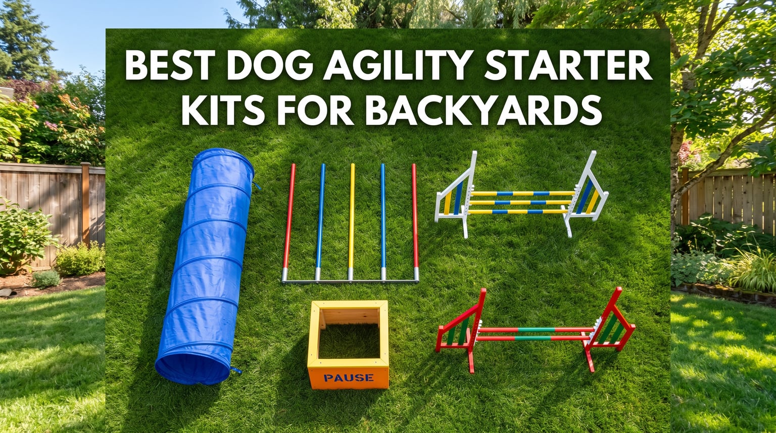 best dog agility starter kits for backyards