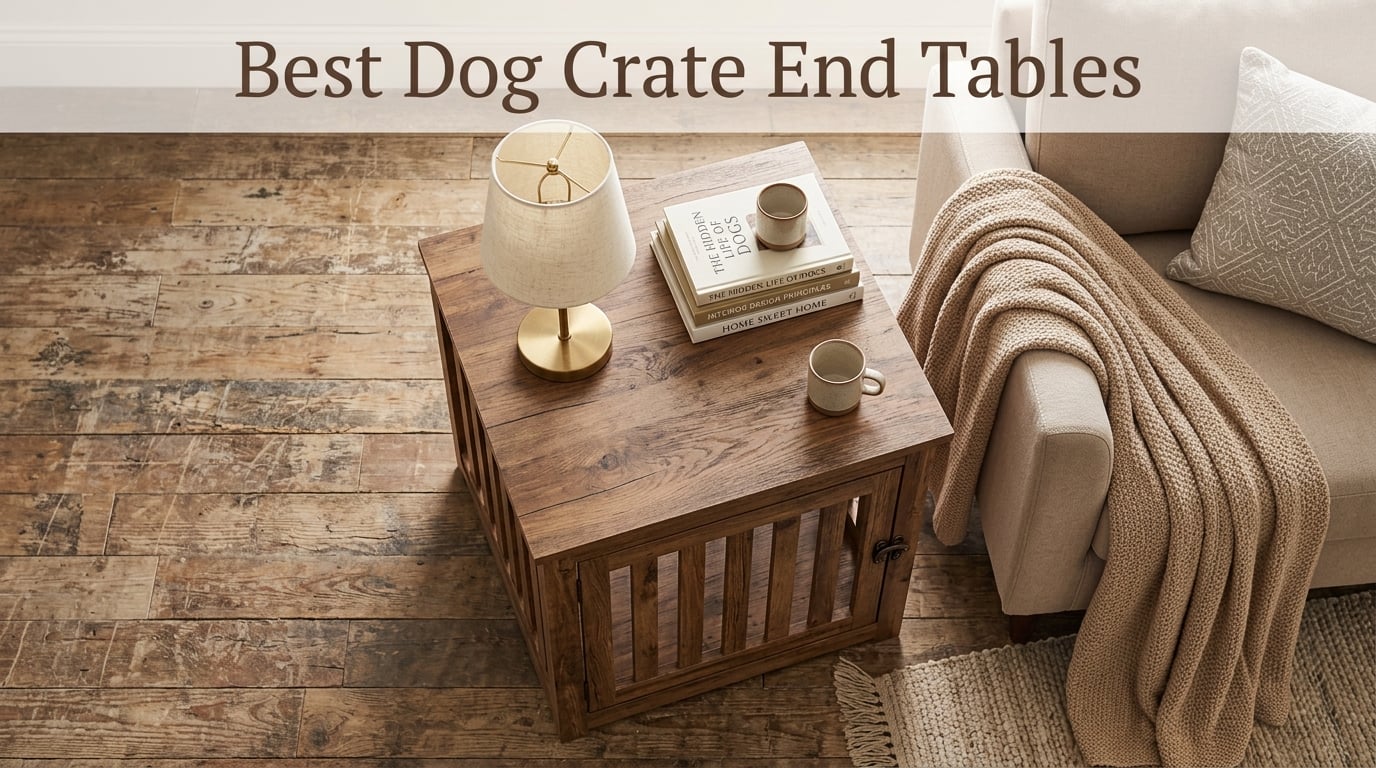 best dog crate end tables
