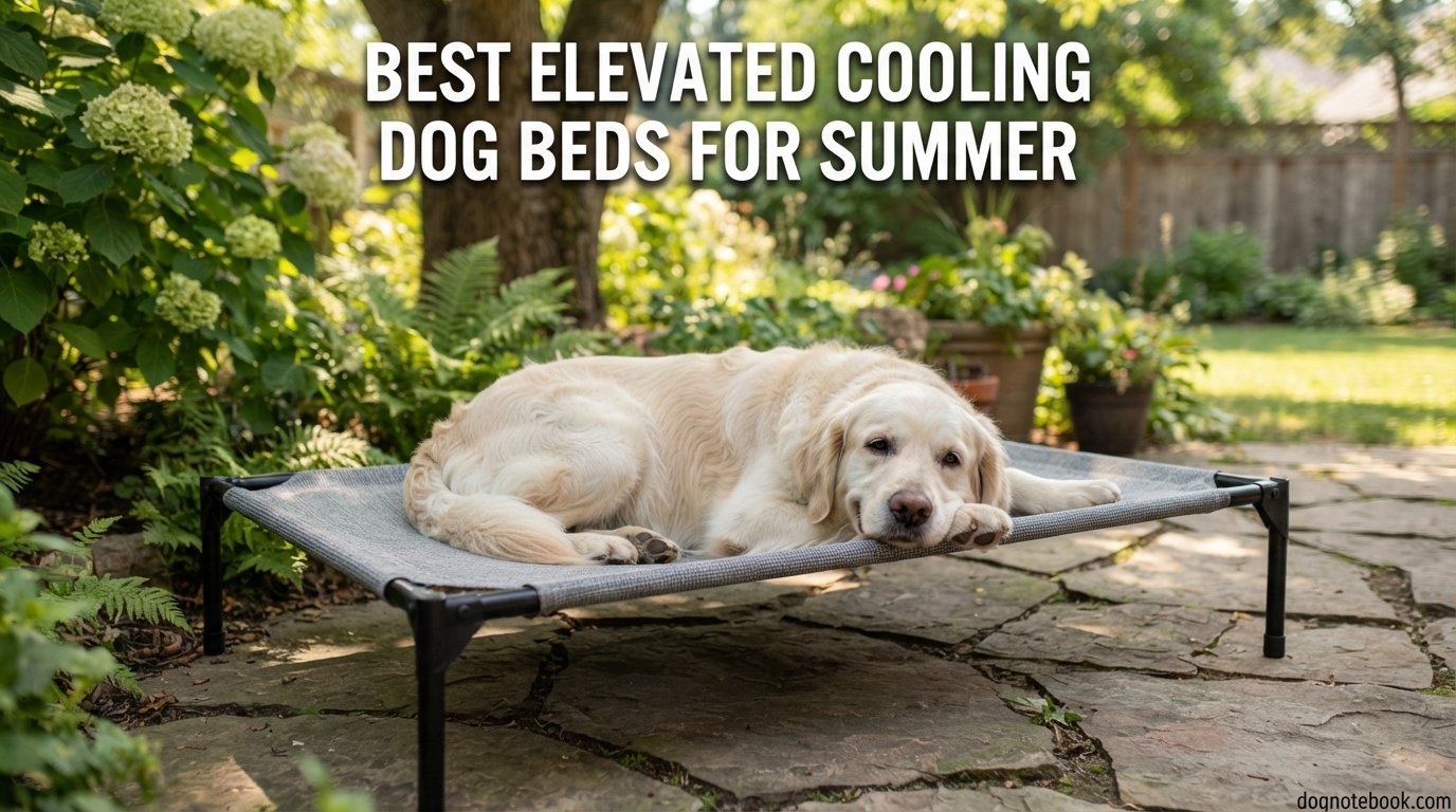 best elevated cooling dog beds for summer