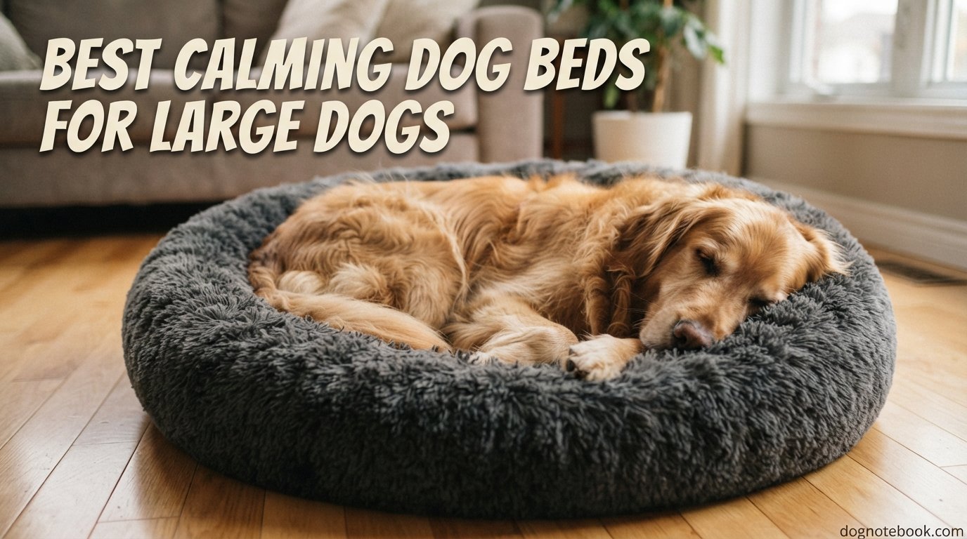 best calming dog beds for large dogs